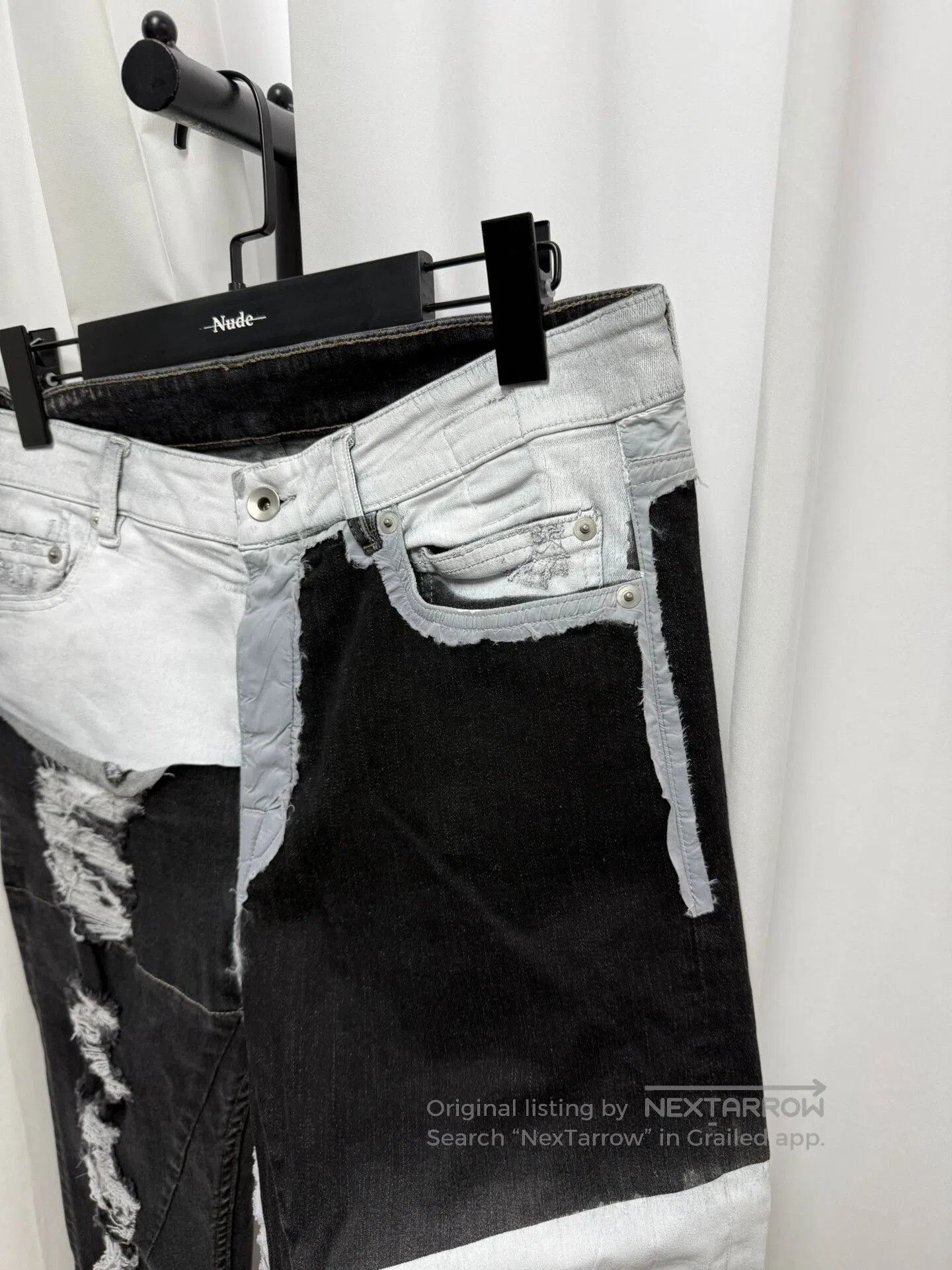 Rick Owens Rick Owens Patchwork Denim Pants. Size US 32 / EU 48 - 4 Thumbnail