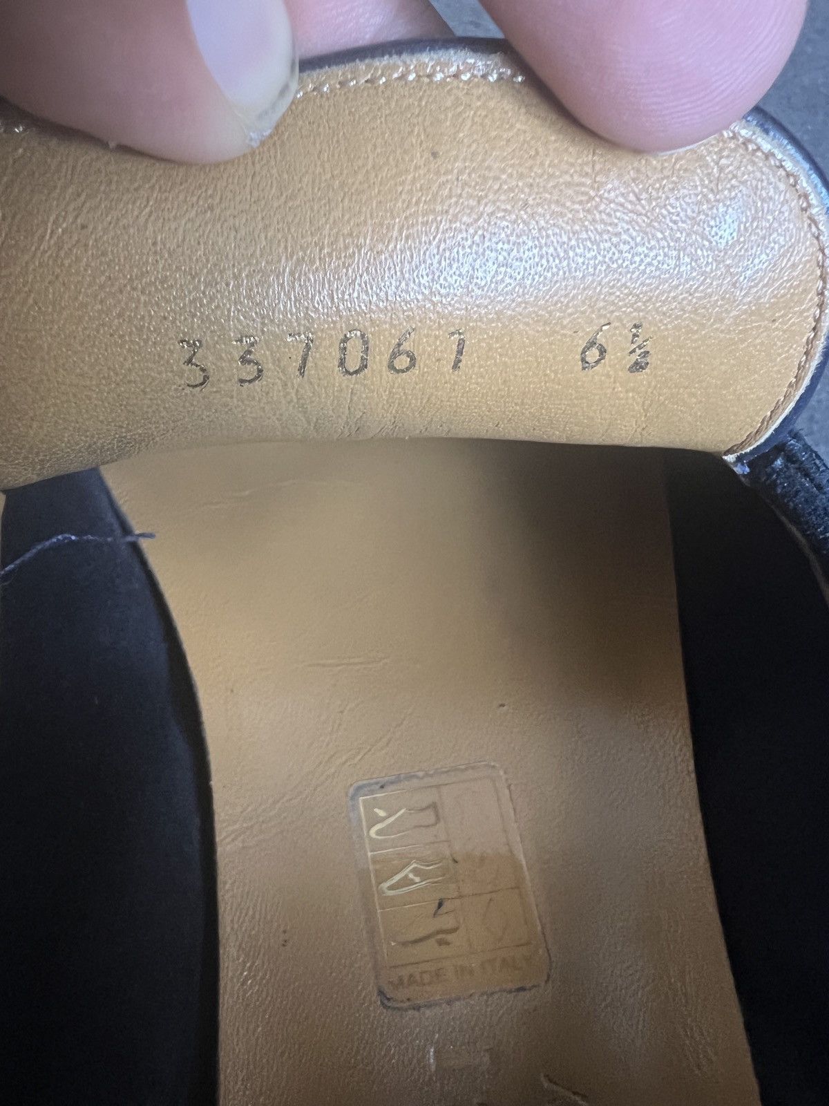 Designer × Gucci × Vintage Vintage GUCCI Web Stripe Suede Loafers Size US 7.5 / EU 40-41 - 14 Thumbnail