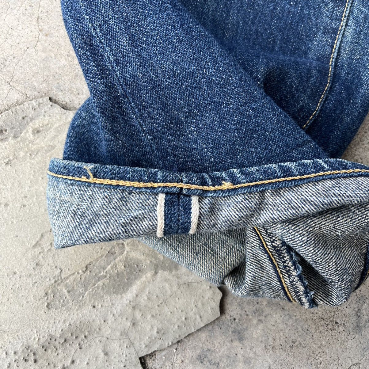 Japanese Brand Vintage Japanese Gowest straight selvedge jeans Size US 31 - 5 Thumbnail
