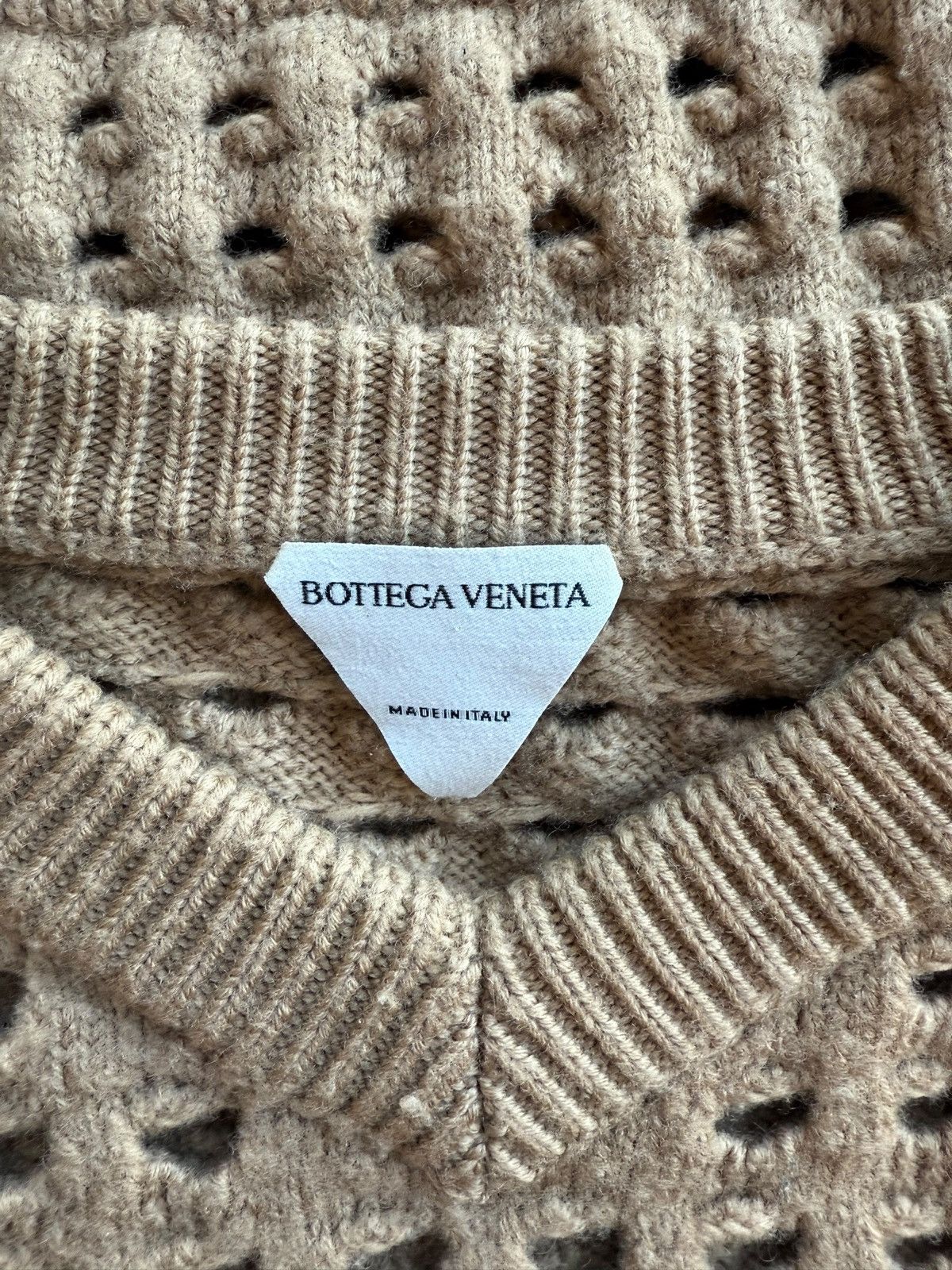 Bottega Veneta Bottega Veneta Open-Knit Crewneck Jumper Size L / US 10 / IT 46 - 4 Thumbnail