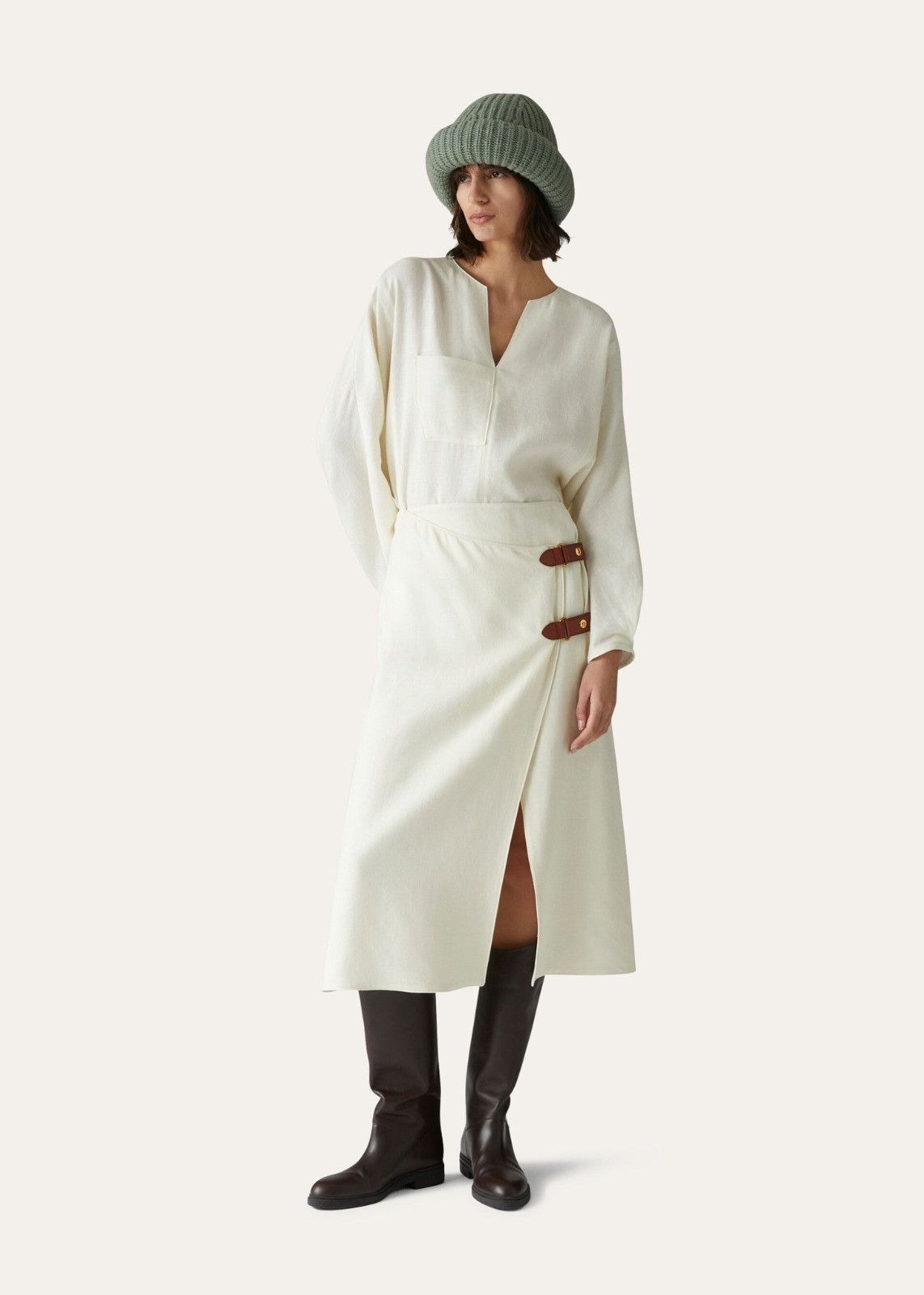 Loro Piana o1srvl11e0824 Arsene Structured Shirt in White Size XXL / US 16-18 / IT 52-54 - 3 Thumbnail