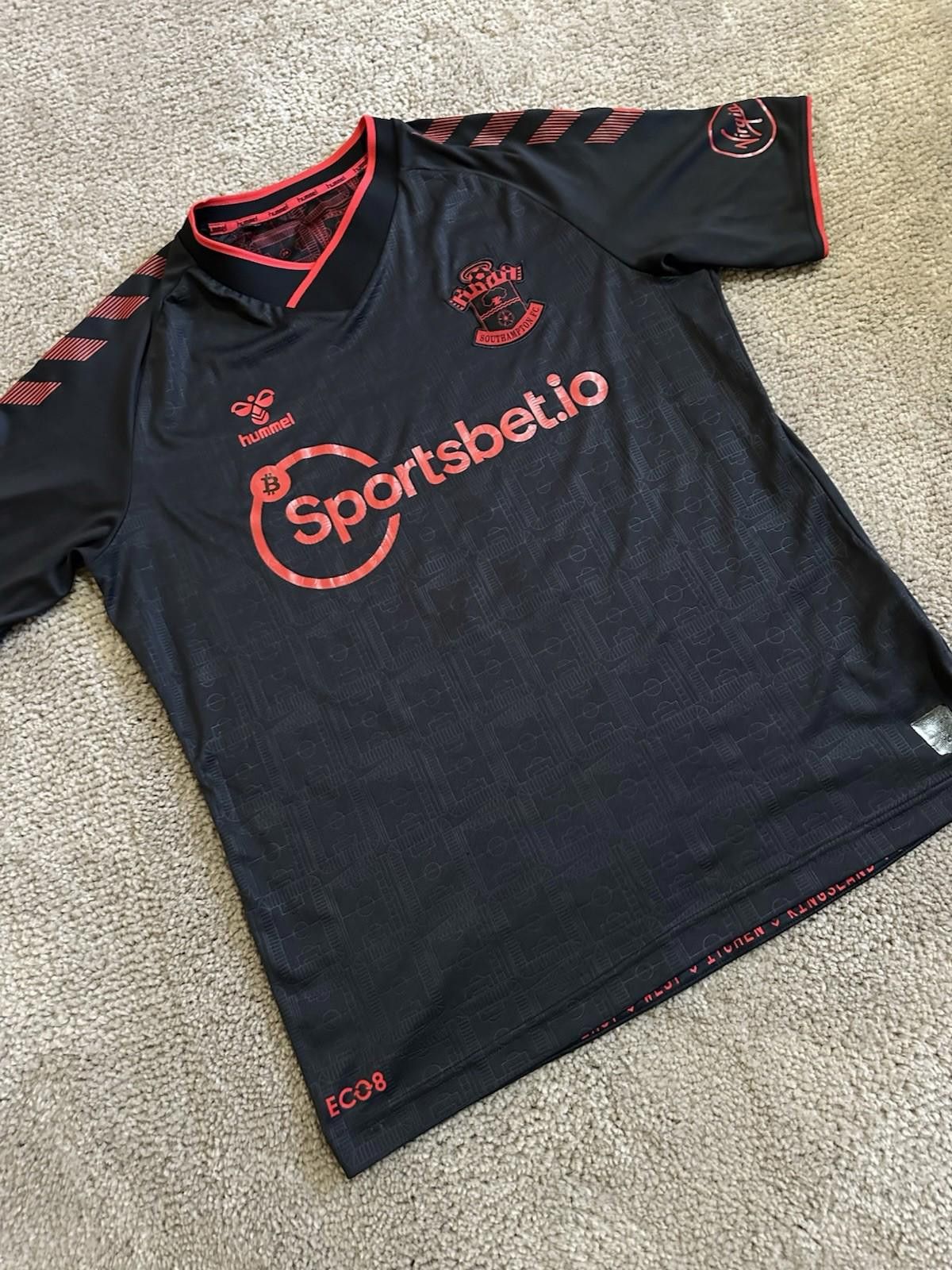 Hummel Southampton 2021-22 Football Shirt Jersey Ward-Prowse #8 Size US L / EU 52-54 / 3 - 2 Thumbnail
