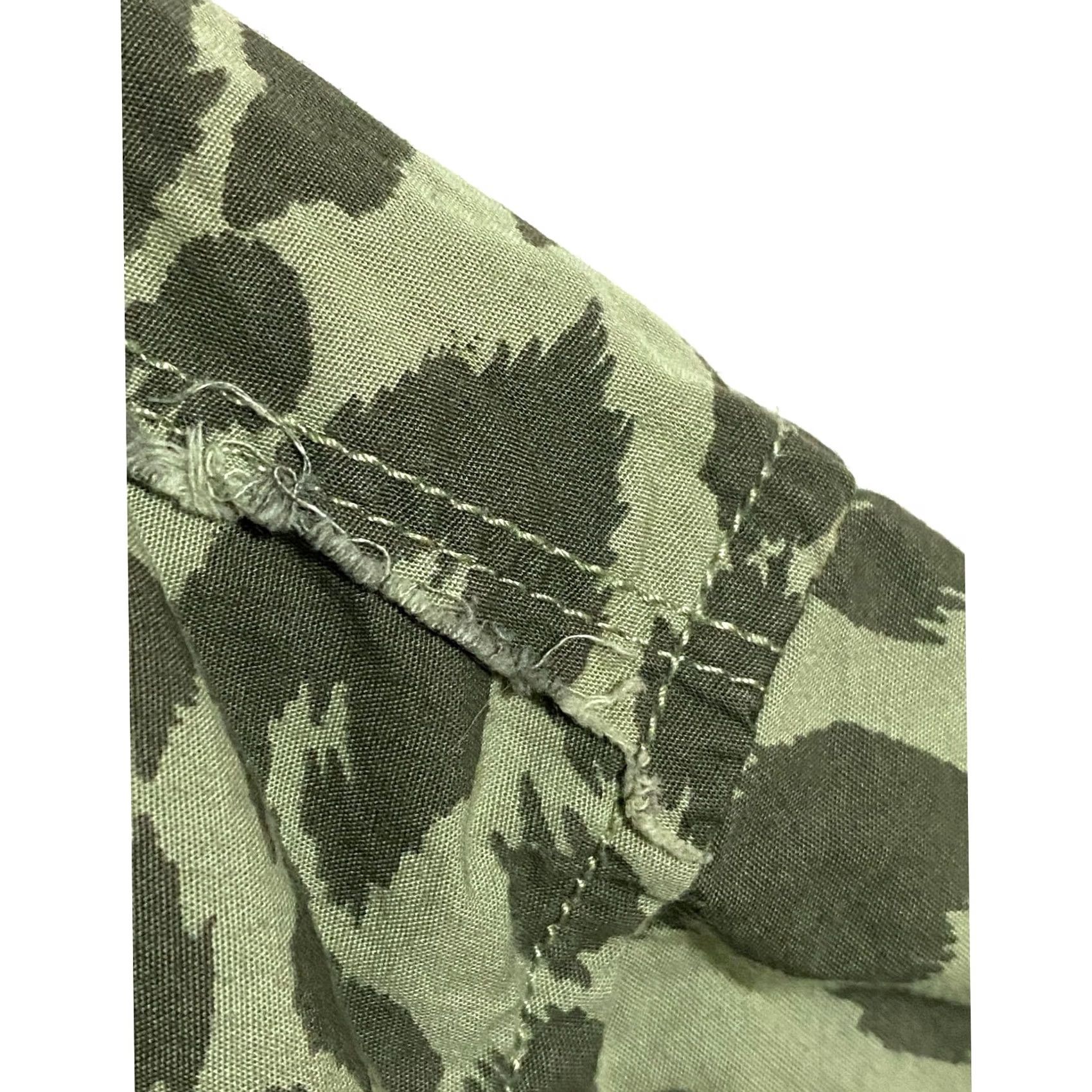 Vintage VINTAGE I.N.C. Green Animal Print Button Shirt Men 2XL Short Sleeve Grunge Punk Ombre Pocket Button Shirt Mens XXLPark Urban edgy Size US XXL / EU 58 / 5 - 5 Thumbnail
