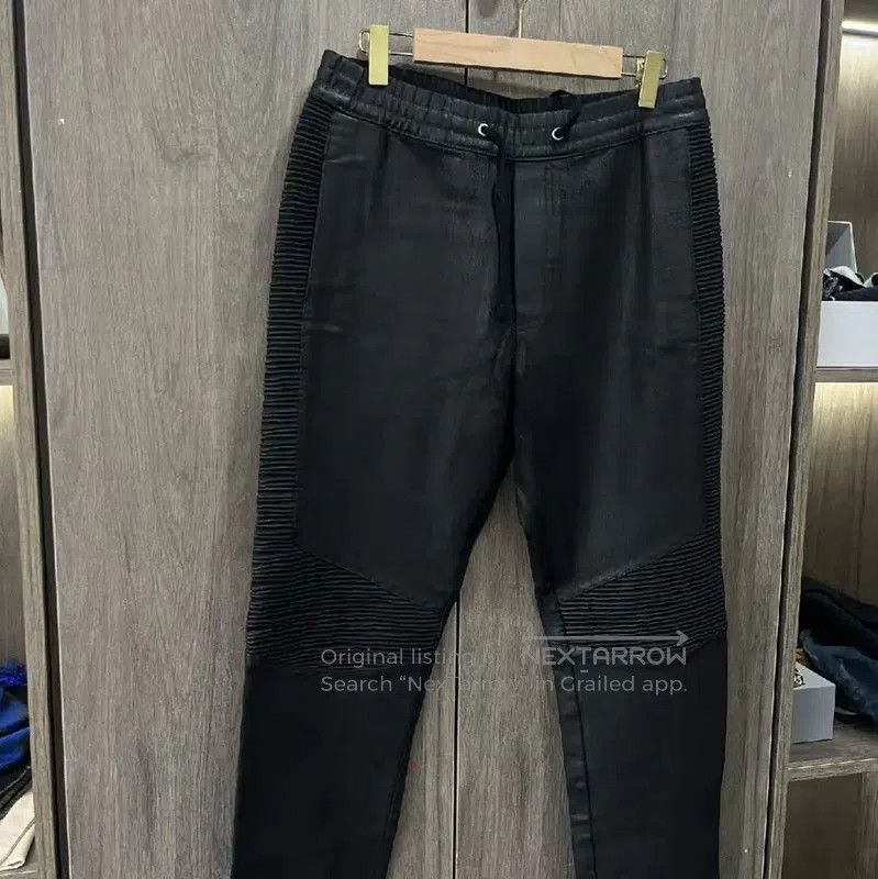 Balmain Balmain Women's Black Leather Jeans . Size 30" / US 8 / IT 44 - 5 Thumbnail