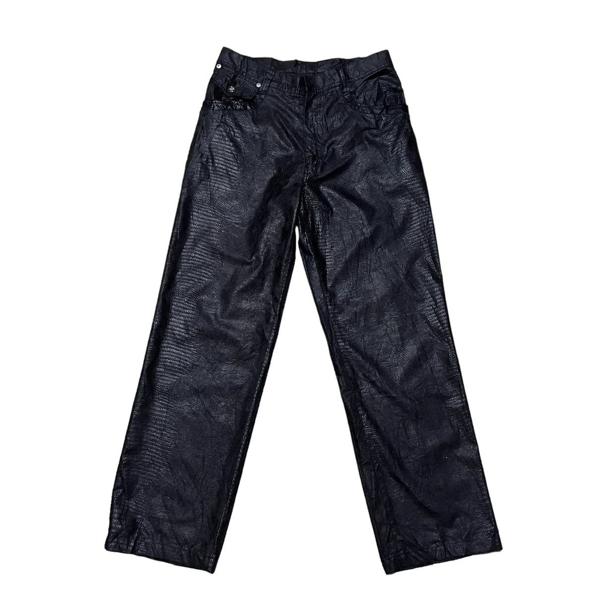 Japanese Brand Japanese Brand Leather Biker Pants Size US 30 / EU 46 - 1 Thumbnail