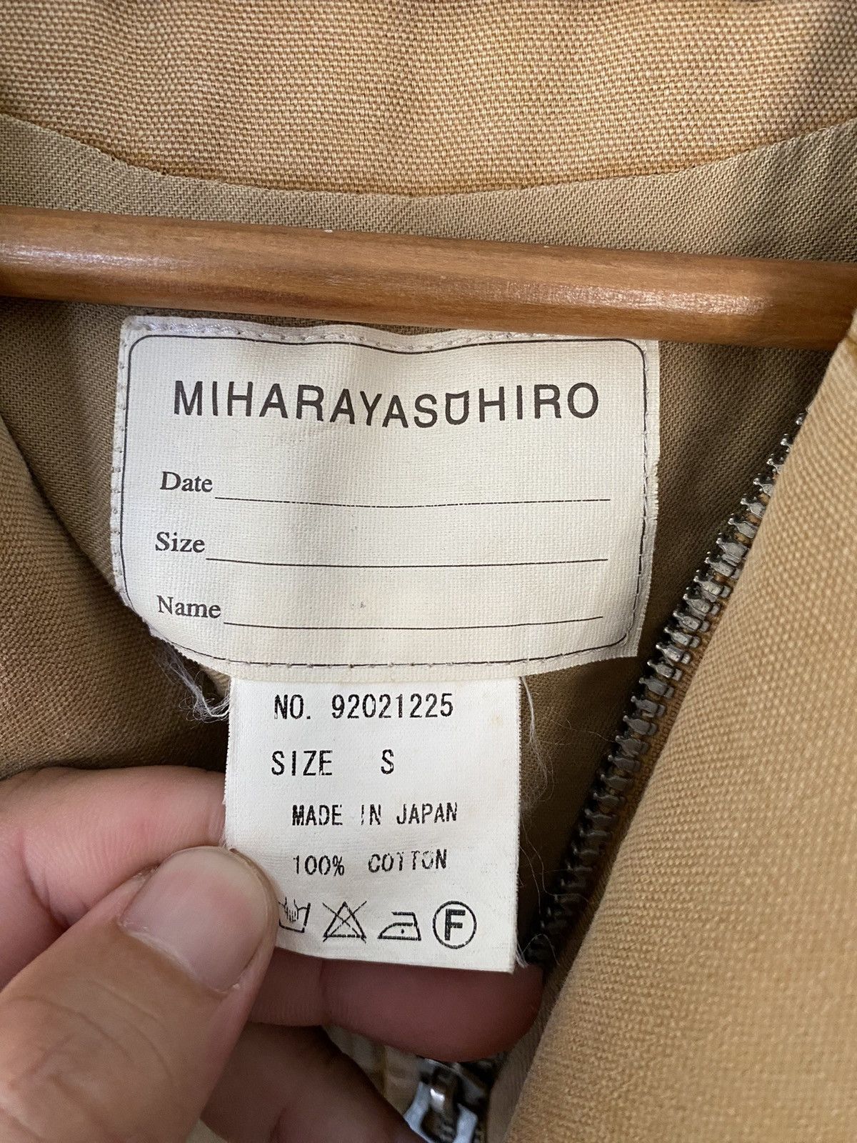 Maison MIHARA YASUHIRO SS04 Zipper collar Survival Multipocket hunting Jacket Size US S / EU 44-46 / 1 - 24 Thumbnail