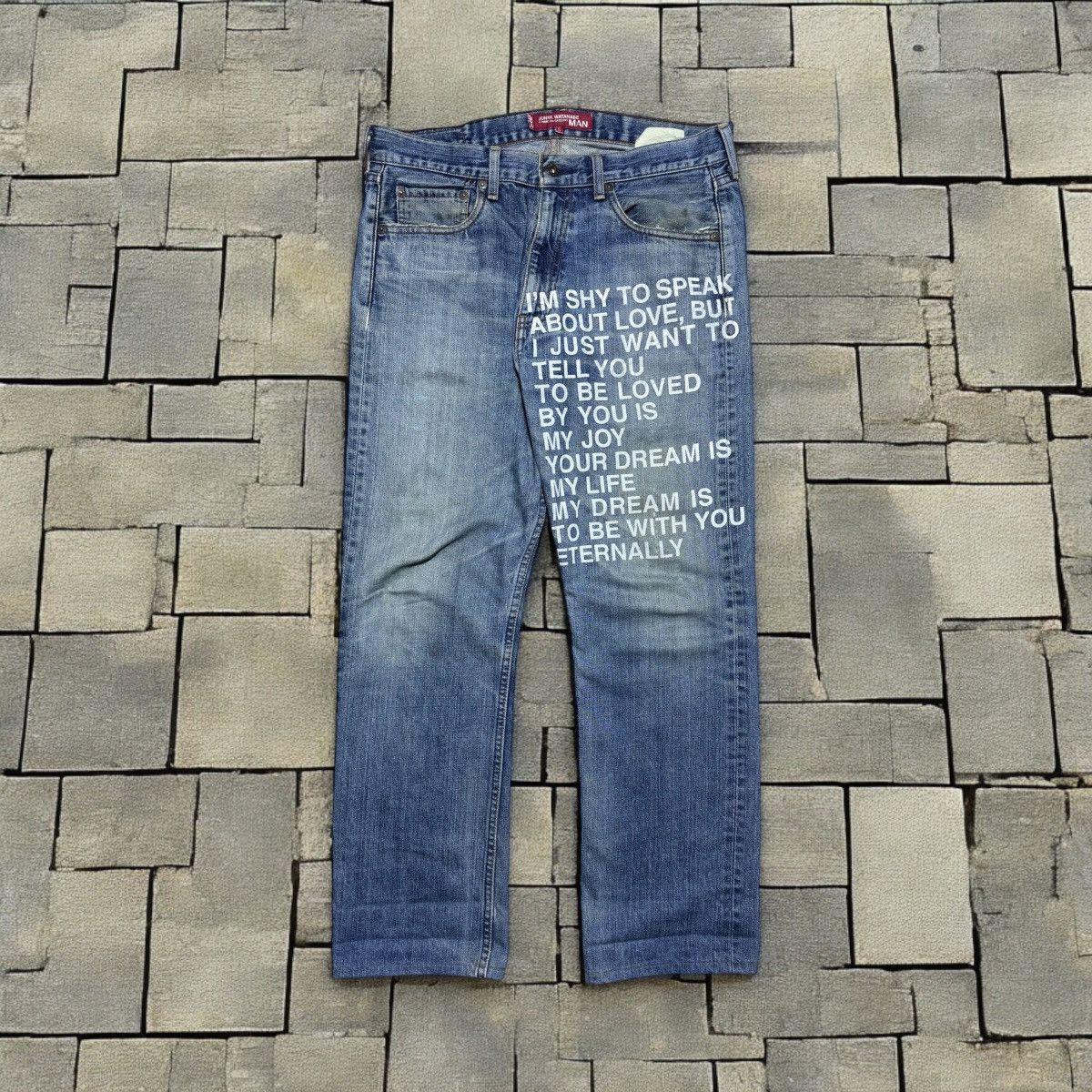 Junya Watanabe SS02 Junya Watanabe Poem Denim | Grailed