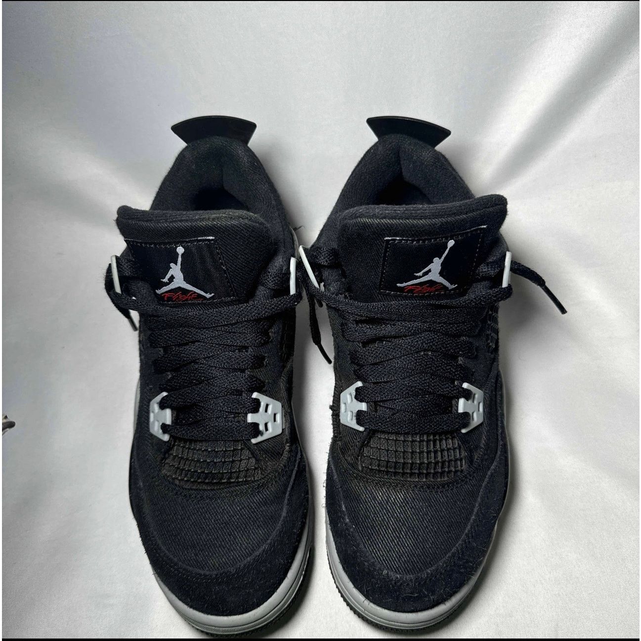 Jordan Brand × Nike Size 6.5 - Air Jordan 4 Retro SE GS Black Canvas Men's Shoes Size US 6.5 / EU 39-40 - 4 Thumbnail