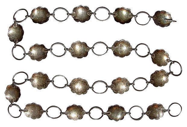 Designer Sterling Silver Concho Necklace Size ONE SIZE - 6 Thumbnail
