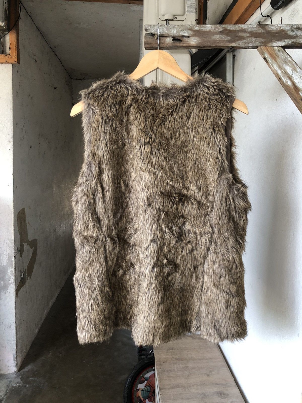 If Six Was Nine Old Navy Faux Fur Punk Vest Brown If Six Was Nine Size US M / EU 48-50 / 2 - 2 Thumbnail
