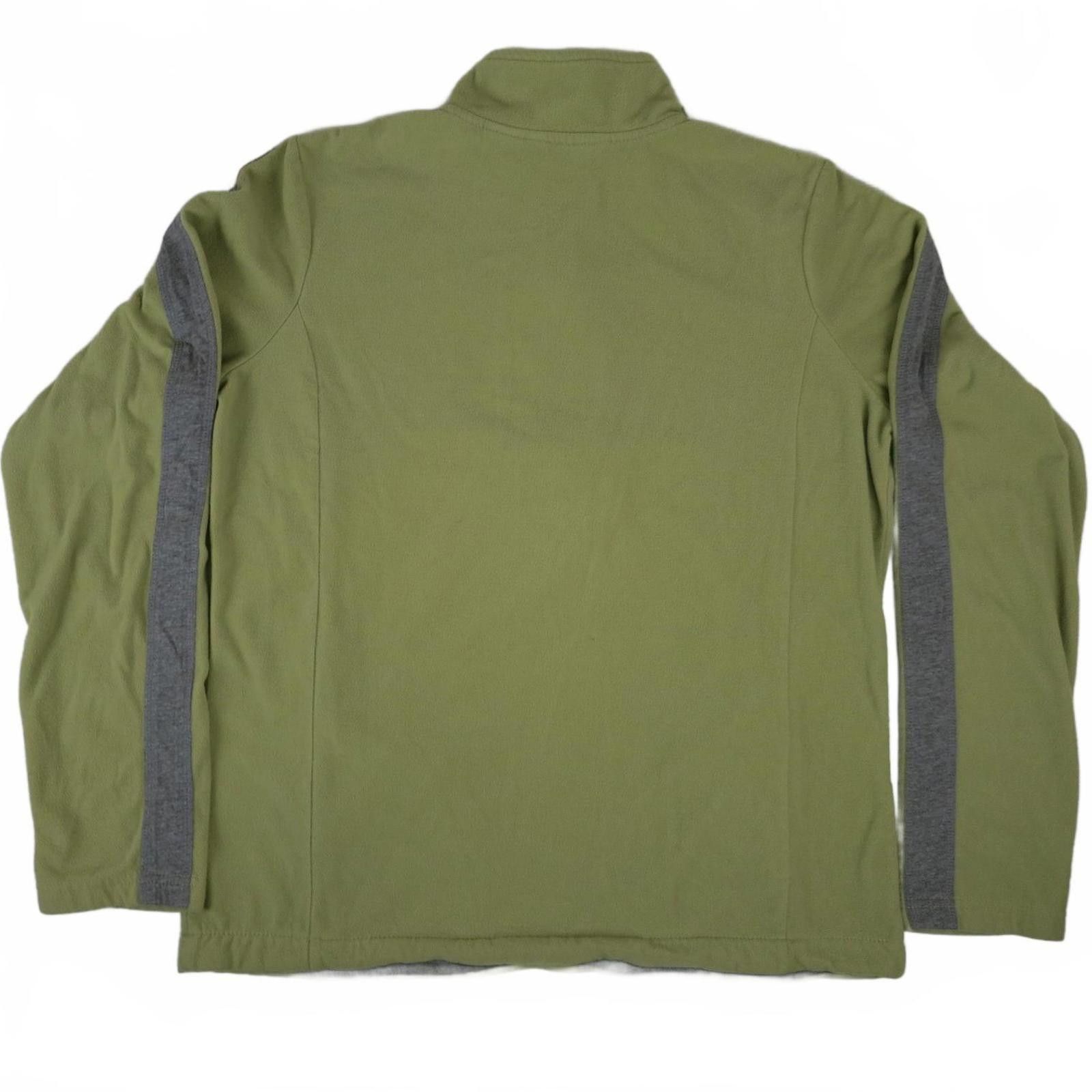 Eddie Bauer Eddie Bauer Green Gray Half-Zip Fleece Pullover Women's M Size M / US 6-8 / IT 42-44 - 6 Thumbnail
