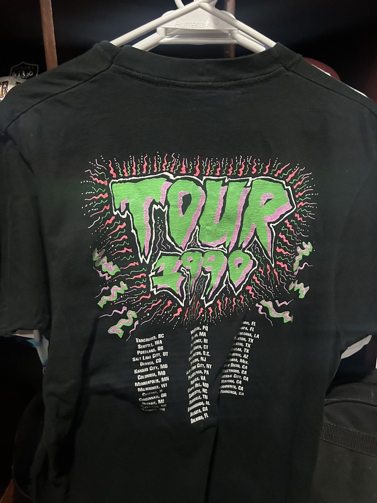 The cramps 1990 tour tshirt