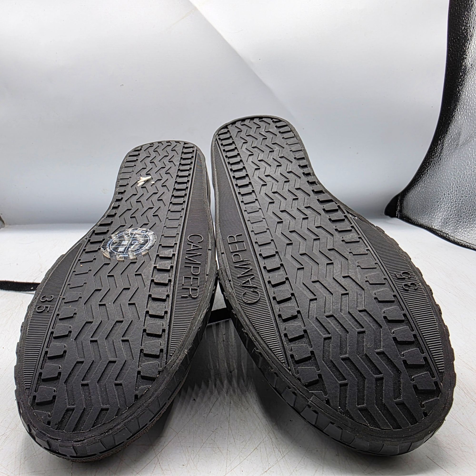Camper Camper Chameleon 1975 Womens Size 6 Triple Black Sneaker Sho Size US 6 / IT 36 - 11 Thumbnail