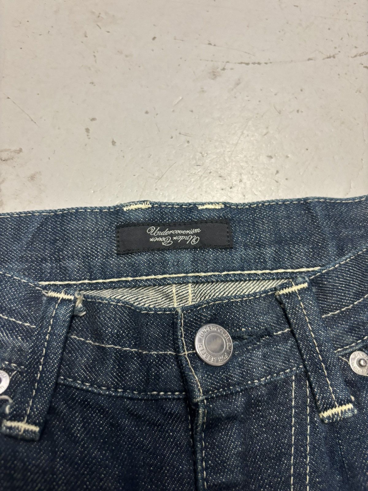 Undercover Undercover AW08 ‘Unrealrealclothes’ Moto Pants Blue Size US 32 / EU 48 - 5 Thumbnail