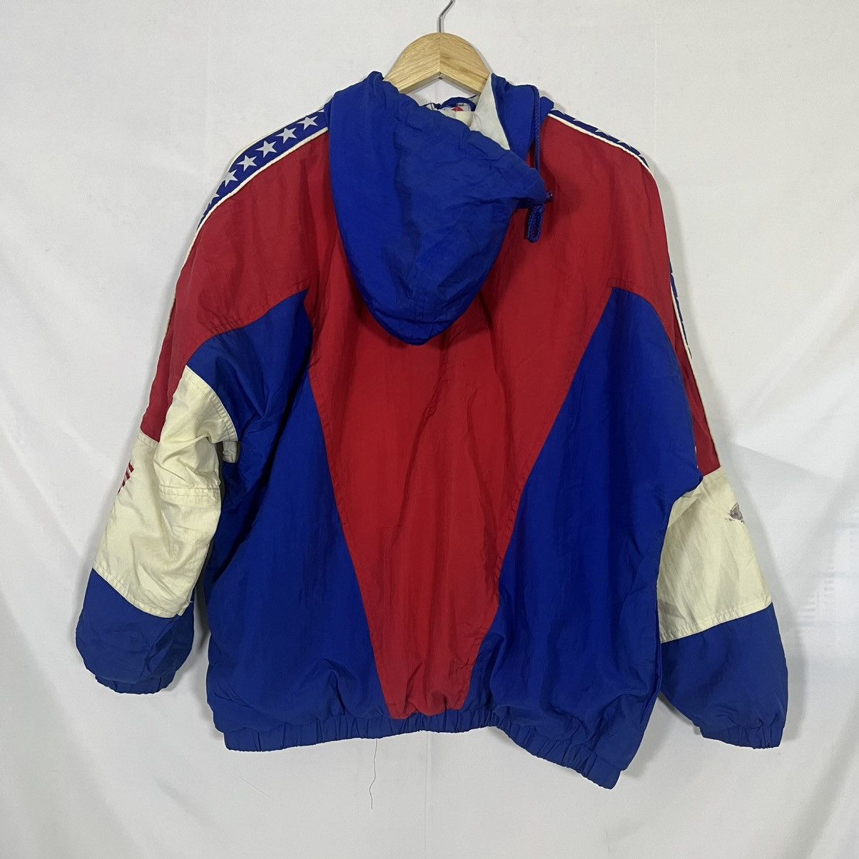 Vintage 70S TYR USA OLYMPIC TEAM WINDBREAKER LINED JACKET Size US L / EU 52-54 / 3 - 8 Thumbnail
