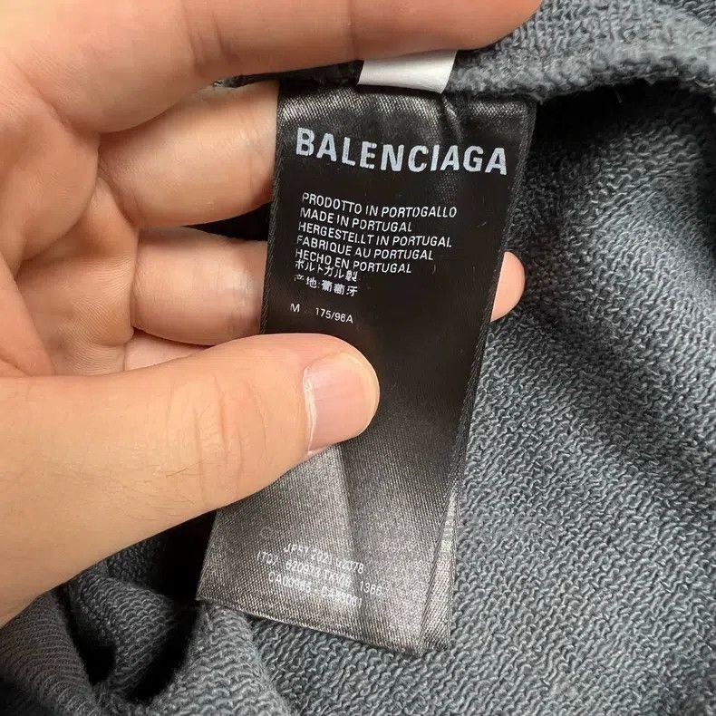 Balenciaga Balenciaga Coca-Cola wave embroidered washed black and gre Size US M / EU 48-50 / 2 - 5 Thumbnail