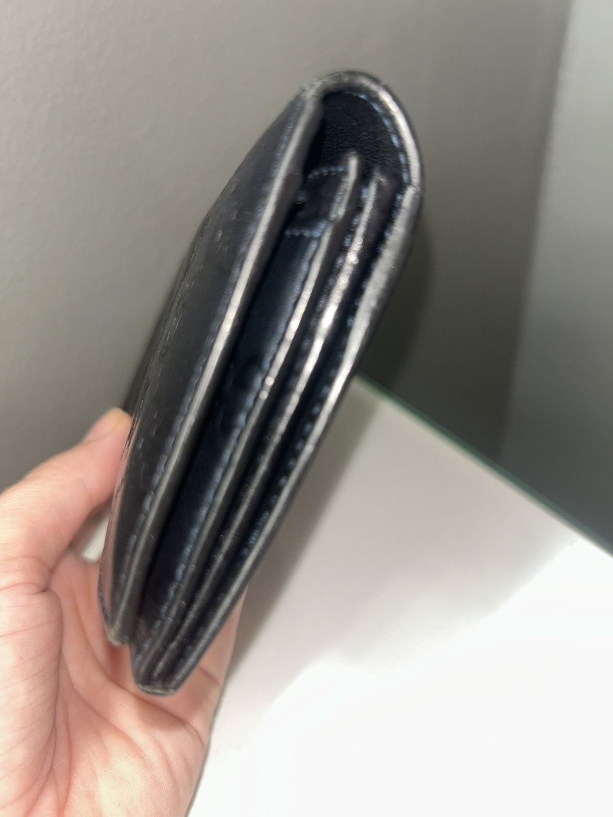 Gucci Gucci Guccissima Leather Dark Navy Blue Continental Wallet Size ONE SIZE - 14 Thumbnail