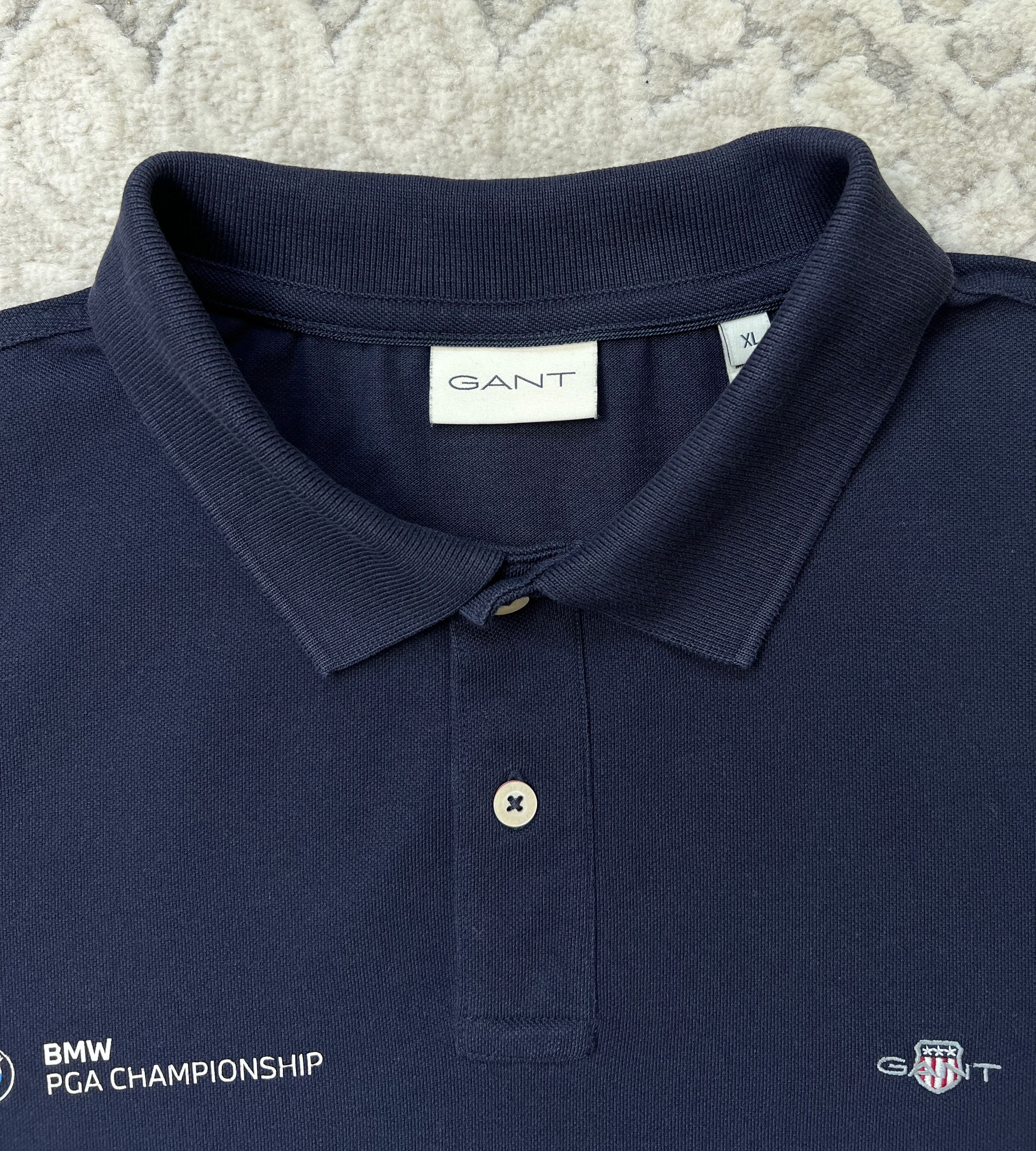 Gant GANT x BMW PGA Championship Piqué Polo Shirt Navy XL Size US XL / EU 56 / 4 - 2 Thumbnail