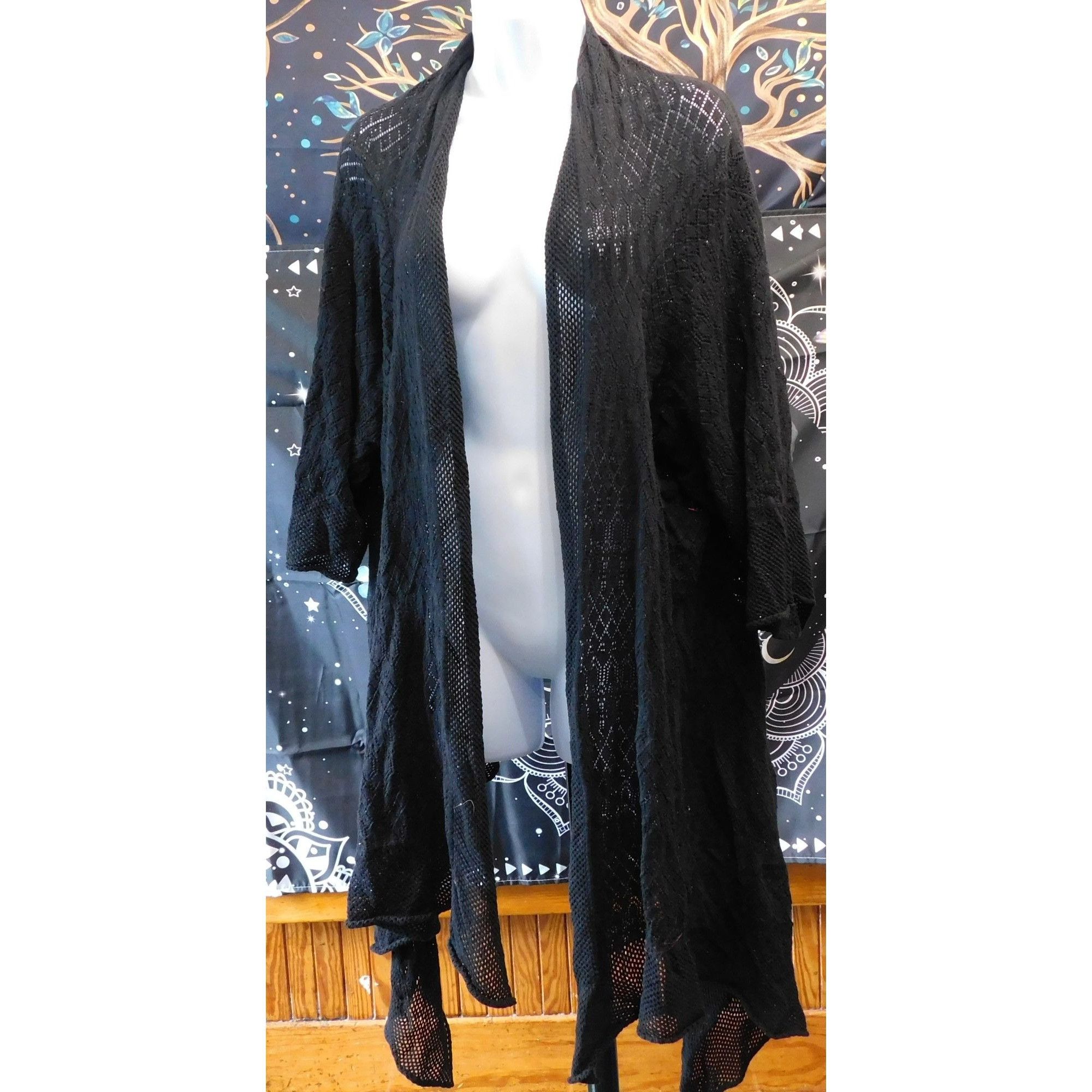 Other Contemporary Edge Gothic Flyaway Cardigan Size L / US 10 / IT 46 - 1 Thumbnail