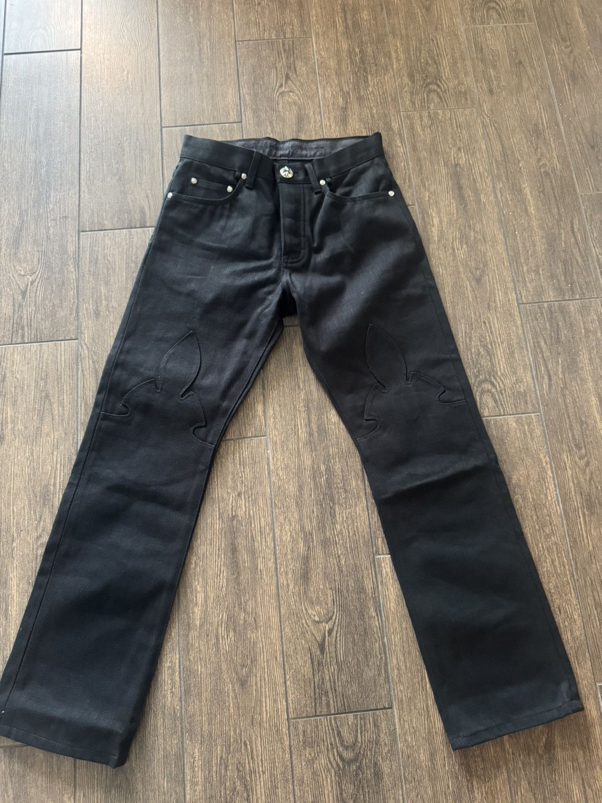 Chrome Hearts Chrome Hearts Fleur Denim Jeans Size US 30 / EU 46 - 1 Thumbnail