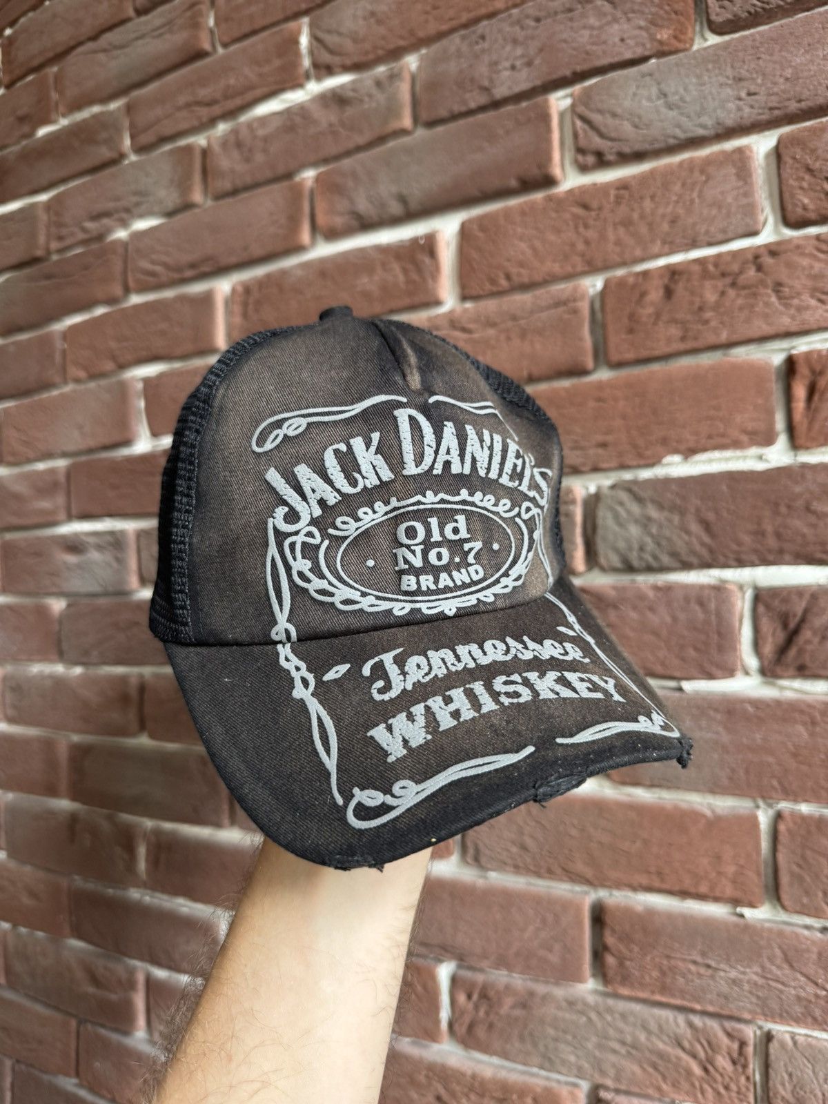 Other Vintage 90s Distressed Faded Jack Daniels Trucker Cap Hype Size ONE SIZE - 1 Thumbnail