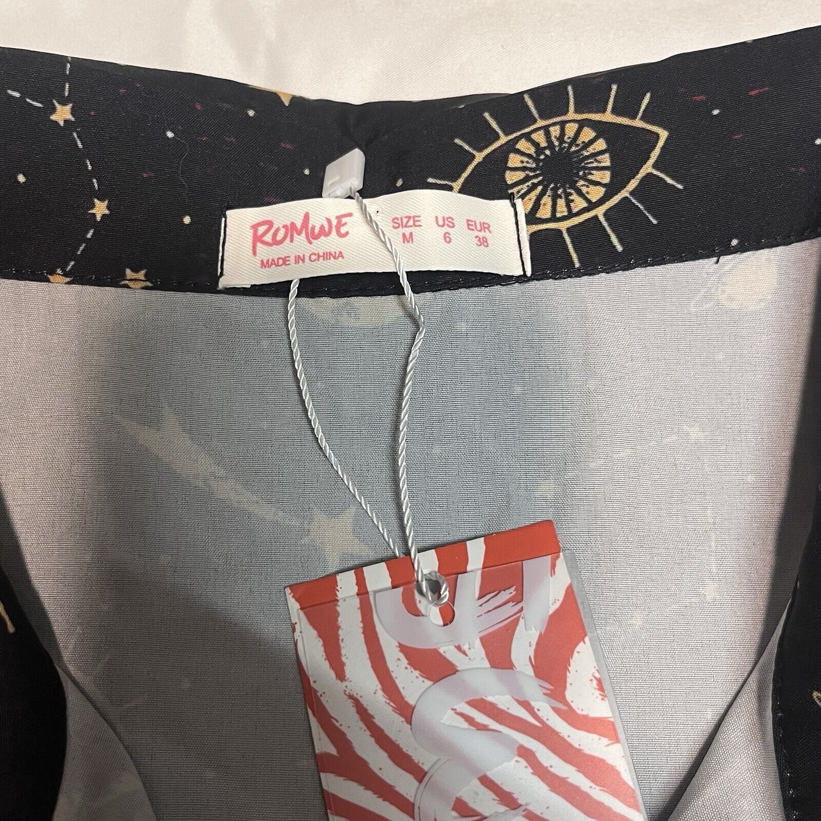 Other Romwe Button Up Astrology Patterned Shirt Size M / US 6-8 / IT 42-44 - 5 Thumbnail