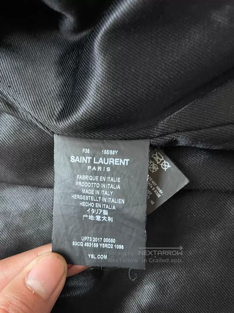 Saint Laurent Paris Saint Laurent Paris Leather Vintage Anti-Smoking Leather J Size XS / US 0-2 / IT 36-38 - 5 Thumbnail
