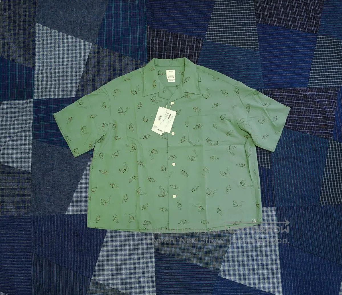 Visvim visvim Harmon S/S Roadster Shirt in Green. Size US S / EU 44-46 / 1 - 2 Thumbnail