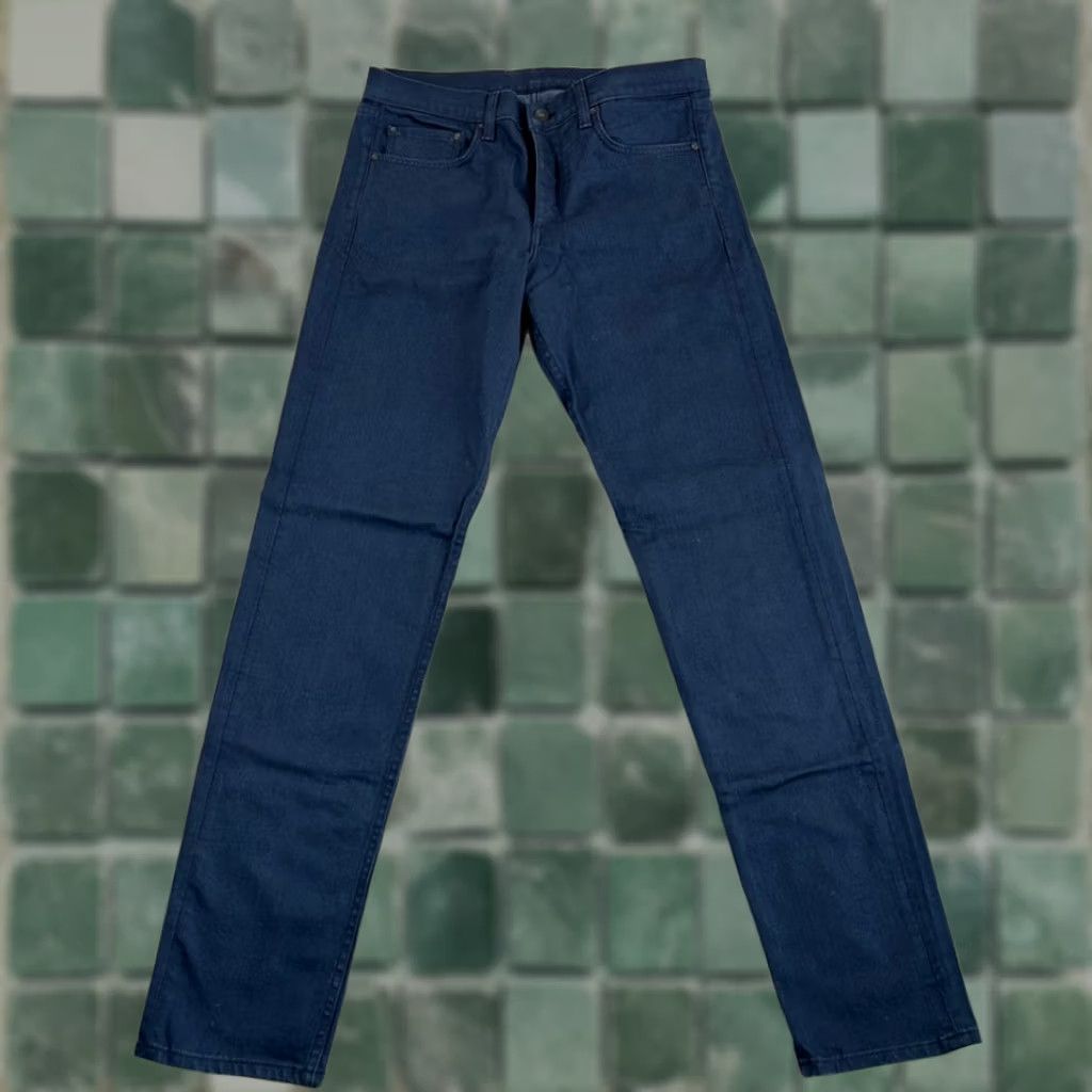 Rag & Bone rag & bone Jeans Slim Straight Denim Coated Navy Men 32x35 Button Fly USA Size US 32 / EU 48 - 1 Thumbnail