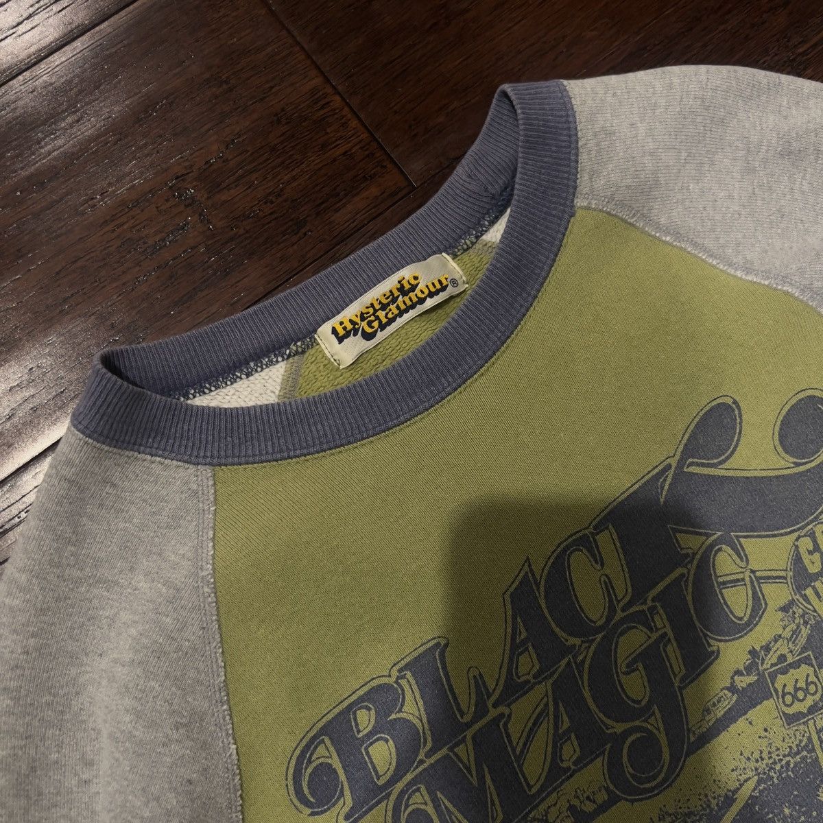 Hysteric Glamour HYSTERIC GLAMOUR “BLACK MAGIC” RAGLAN SWEATER Size US S / EU 44-46 / 1 - 4 Thumbnail