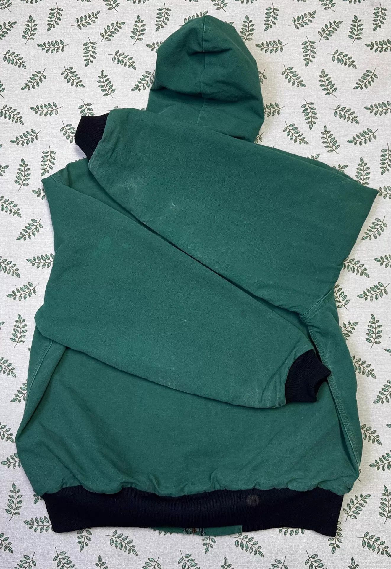 Carhartt Carhartt JR458 Hooded Work Jacket Cactus Green XL Vintage Size US XL / EU 56 / 4 - 6 Thumbnail