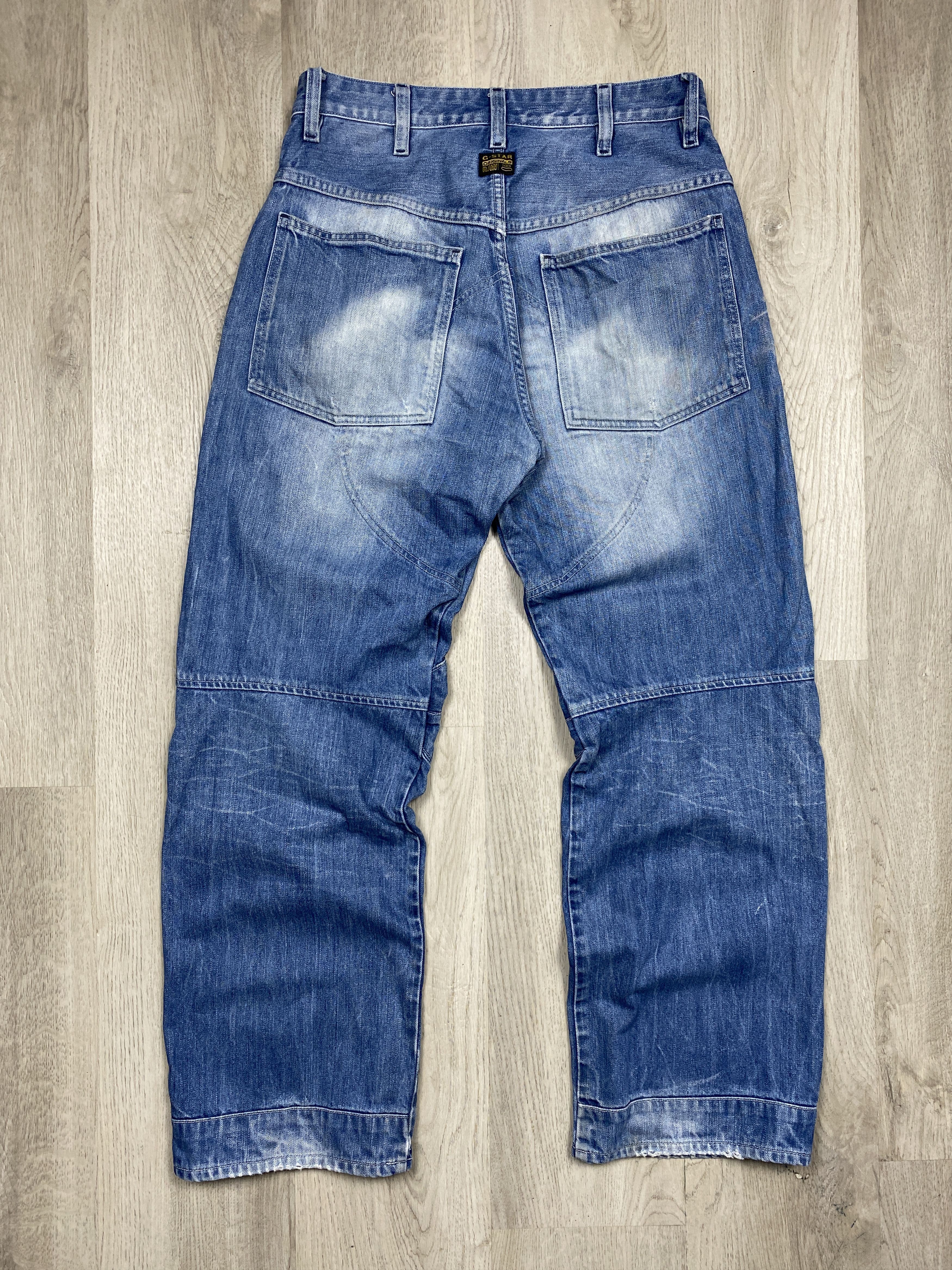 G-Star G Star Raw Mens Denim Pants Jeans Double Knee Size US 30 / EU 46 - 7 Thumbnail