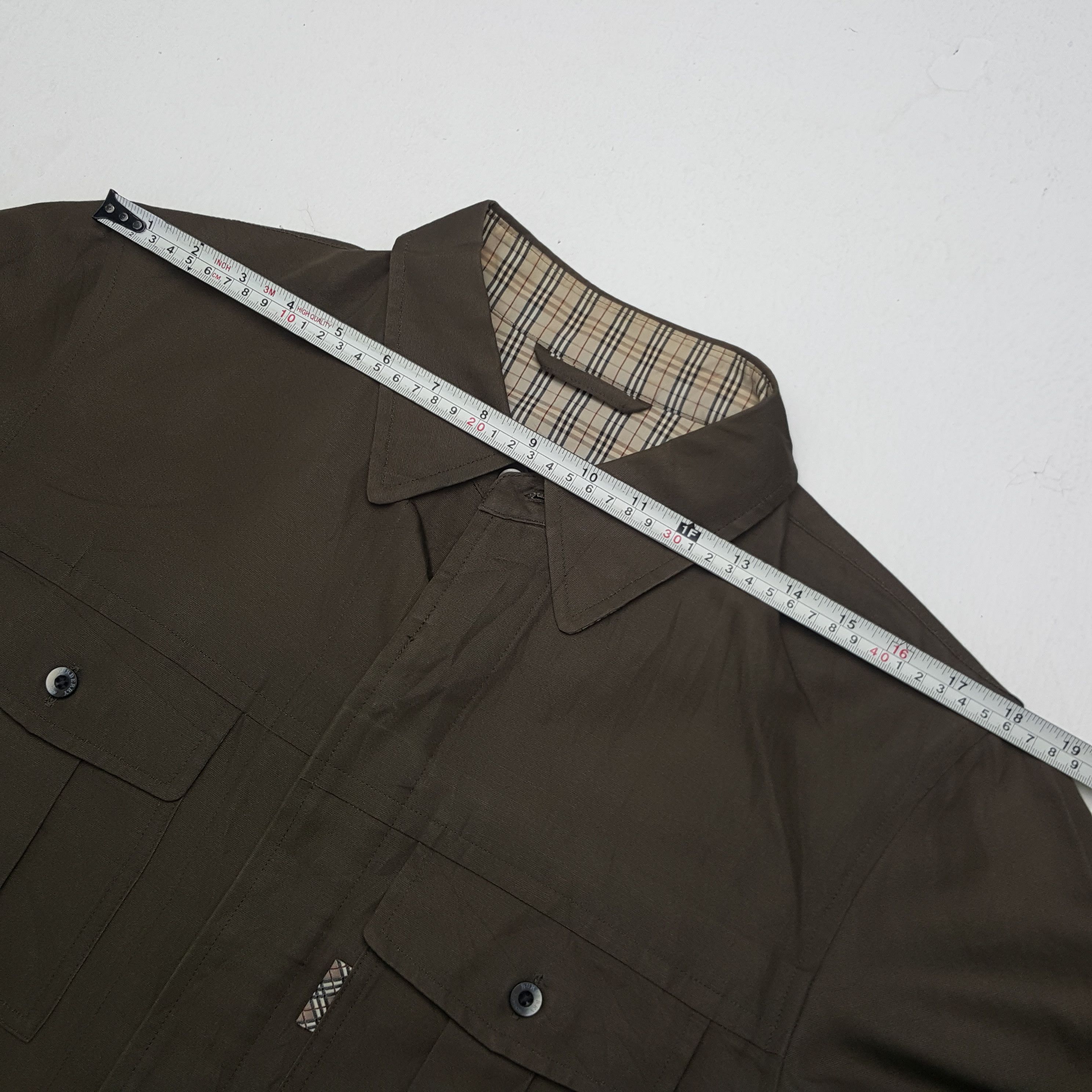 Burberry × Vintage Vintage Burberry London Designer Shirt Button Up Size US L / EU 52-54 / 3 - 6 Thumbnail