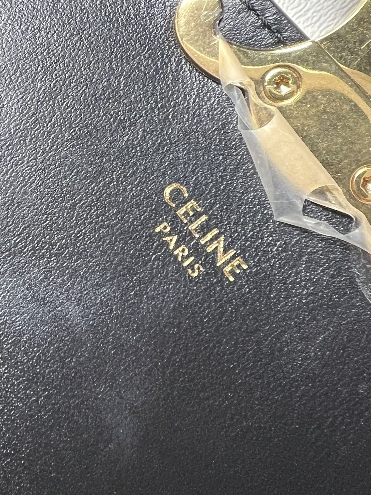 Celine Celine Mini Triomphe Bag Black Size ONE SIZE - 16 Thumbnail