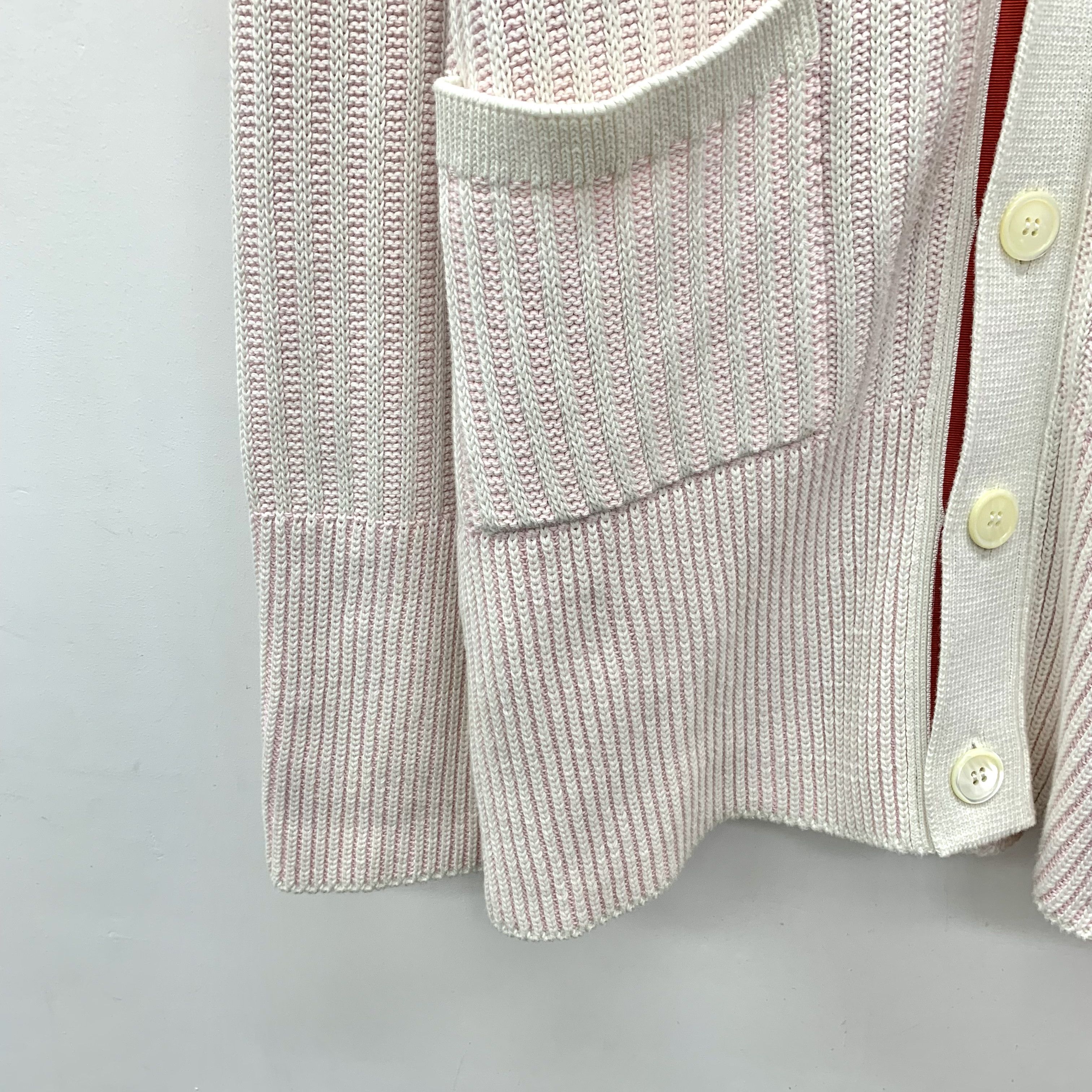 Thom Browne Thom Browne Four-Bar Cardigan Pink (1) Size M / US 6-8 / IT 42-44 - 4 Thumbnail
