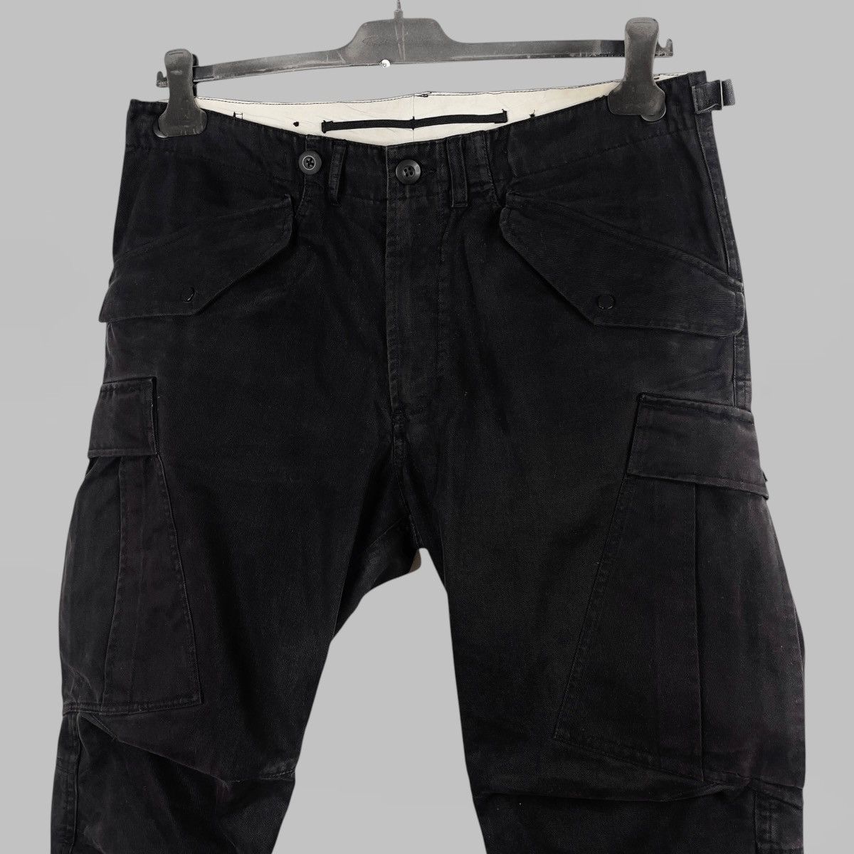 Maharishi MAHARISHI CARGO BLACK STRAPPED VINTAGE PANGS SIZE L Size US 33 - 3 Thumbnail