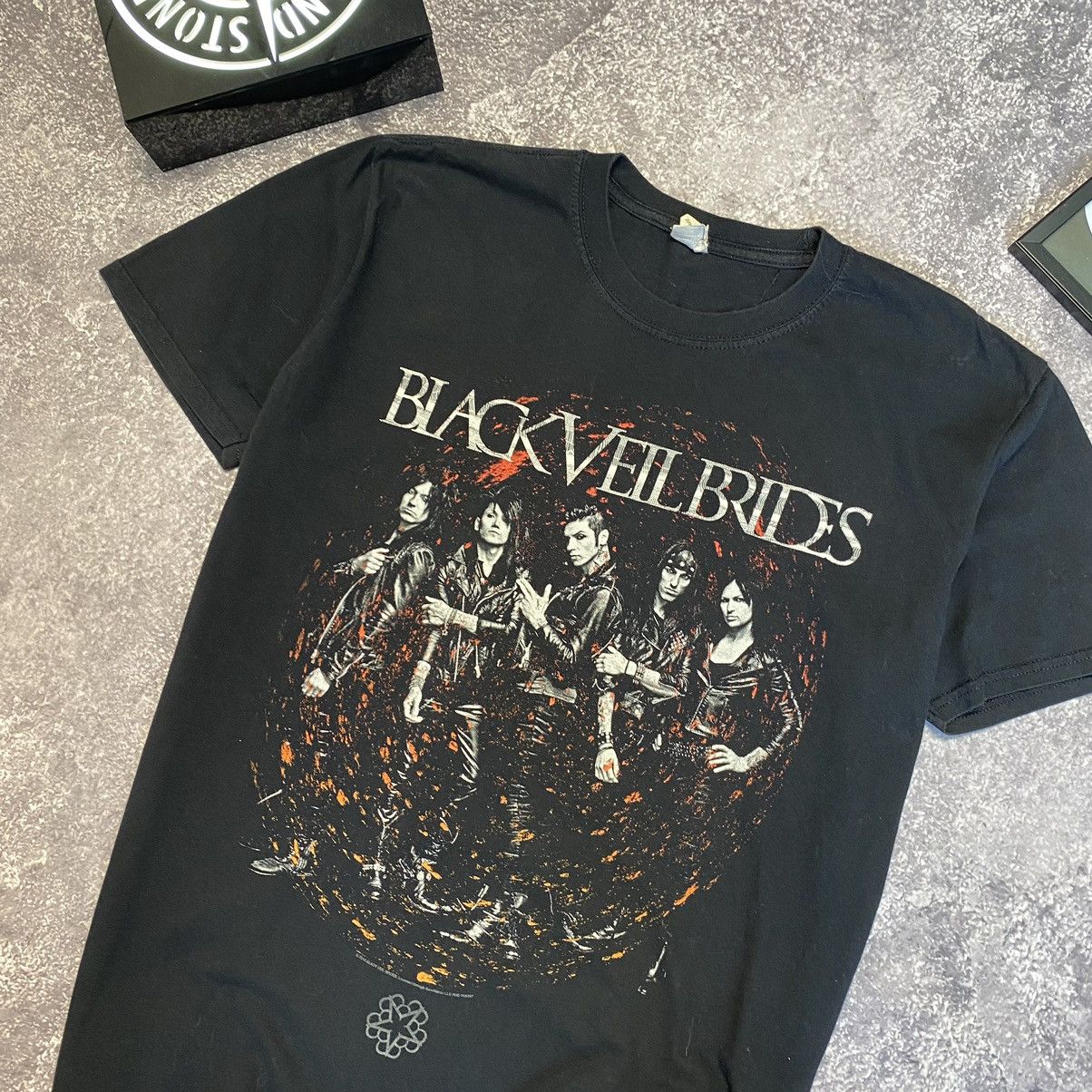 Band Tees Vintage Black Veil Brides 2014 Big Graphic logo band tee Size US XL / EU 56 / 4 - 2 Thumbnail