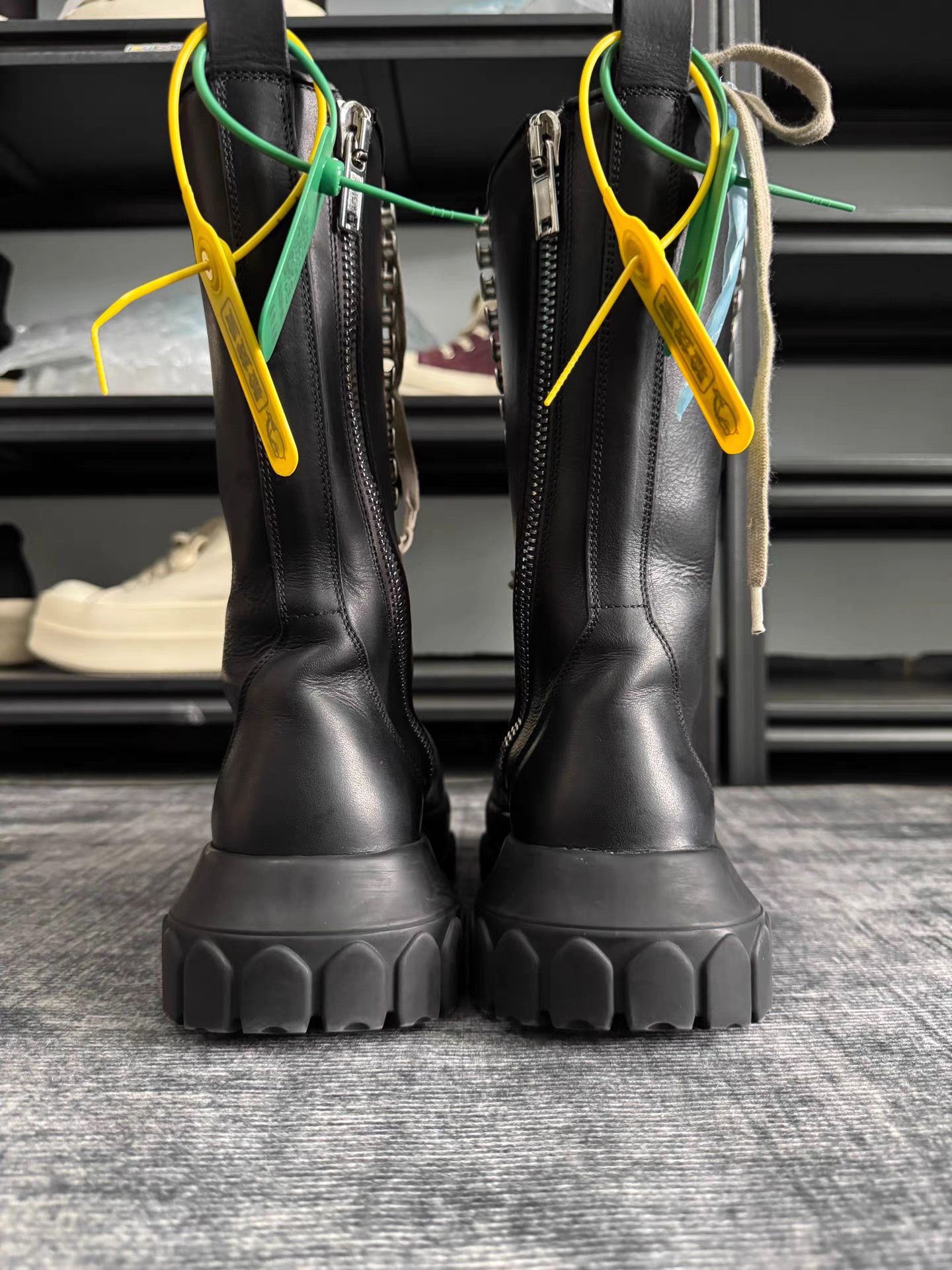 Rick Owens rick owens Octopus Lace-up Combat Boots Size US 5 / IT 35 - 5 Thumbnail
