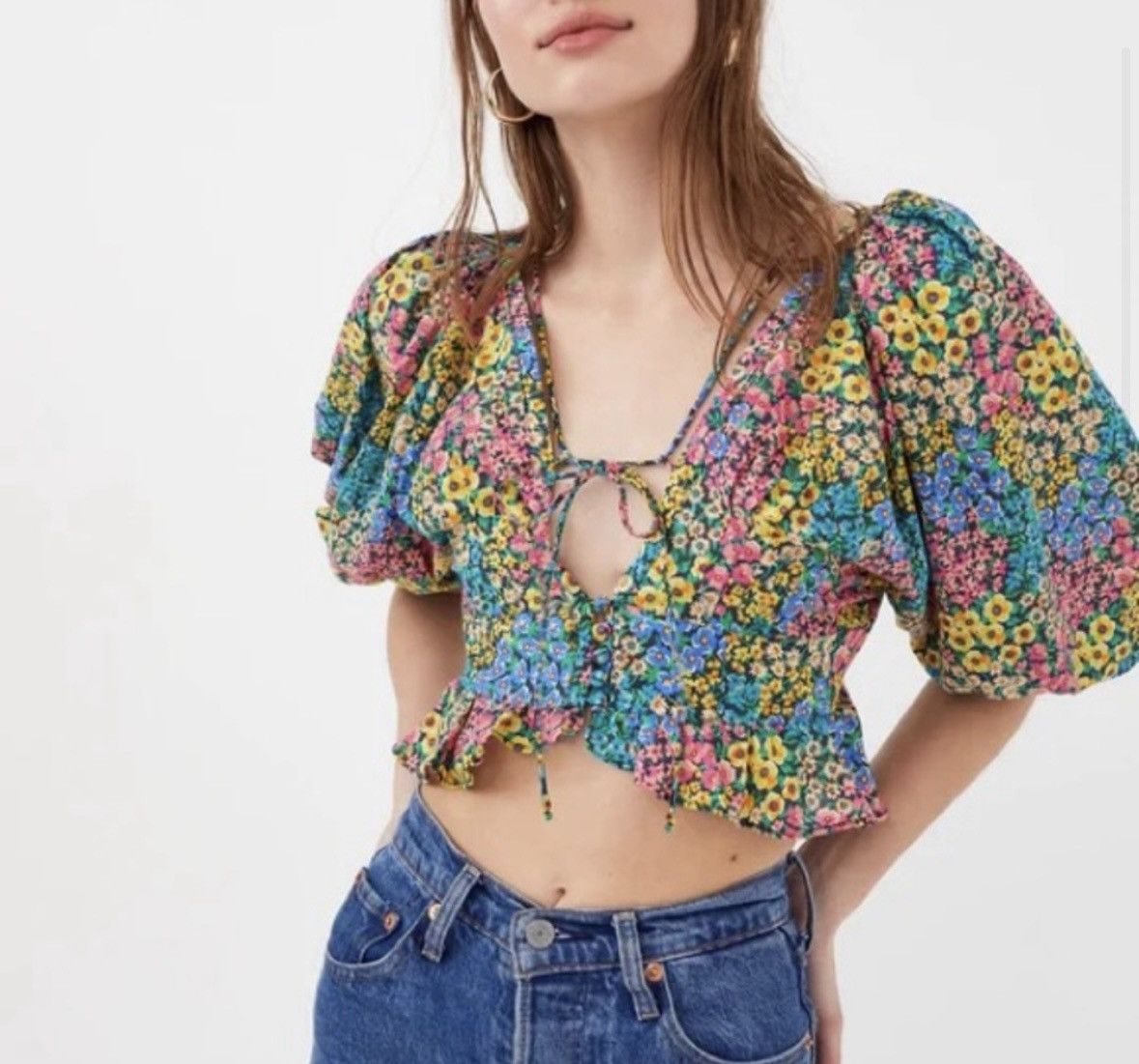 For Love & Lemons For Love & Lemons Ruth Crop Top Size S / US 4 / IT 40 - 3 Thumbnail