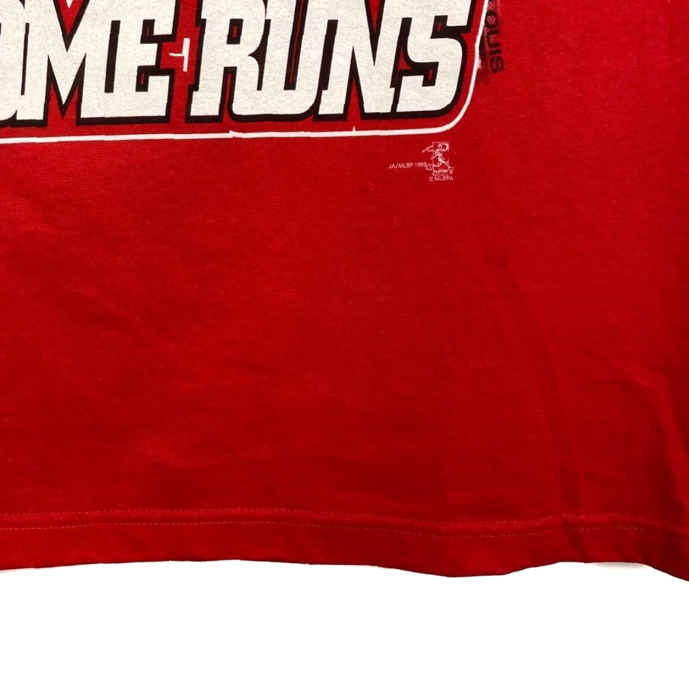 MLB VINTAGE St Louis Cardinals MLB “500 Home Runs” Baseball Graphic T-Shirt Large Red Mens Shirt Size US L / EU 52-54 / 3 - 5 Thumbnail