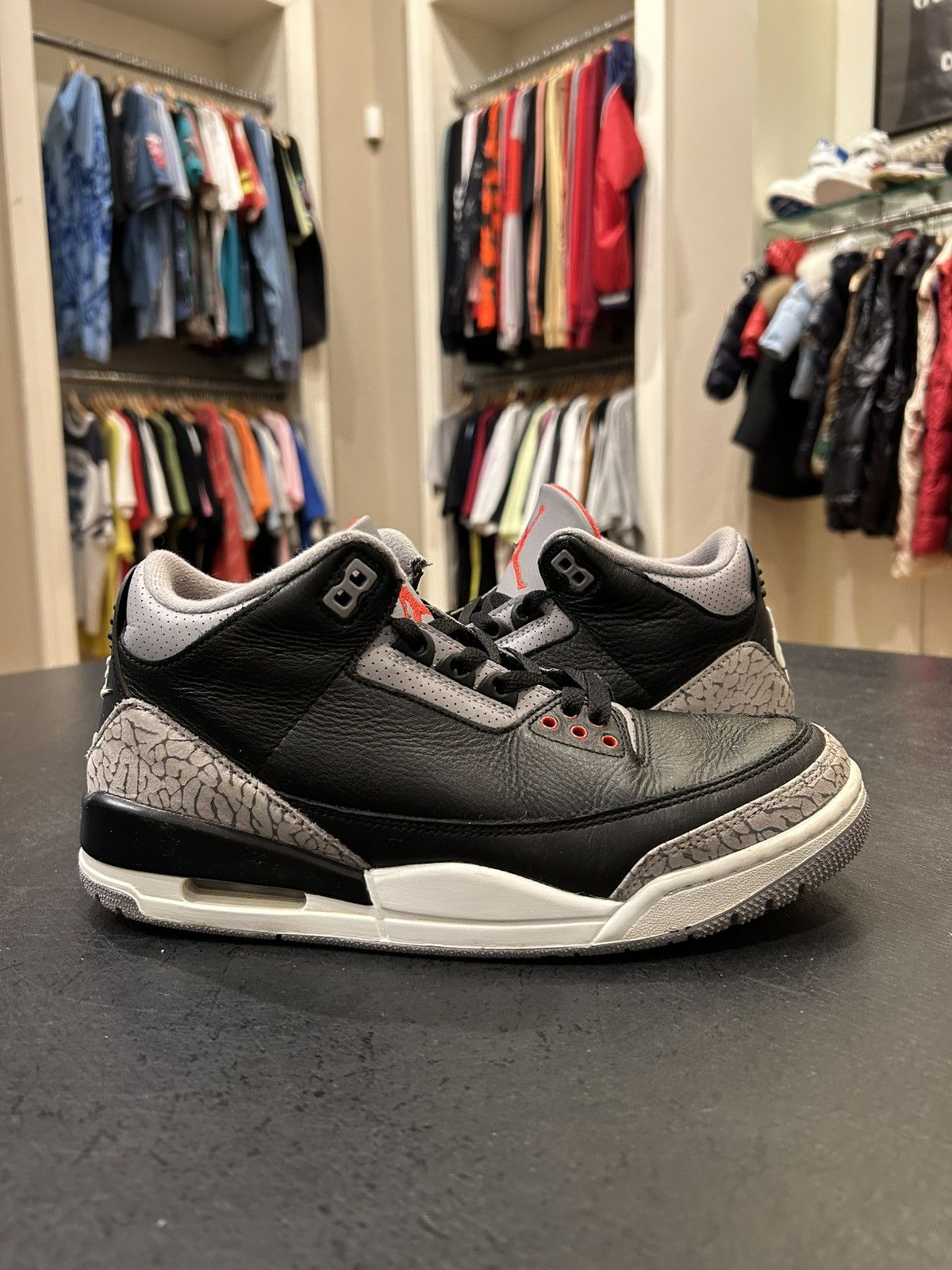 Jordan Brand Jordan 3 Retro ‘Black Cement’ Size US 8.5 / EU 41-42 - 1 Thumbnail