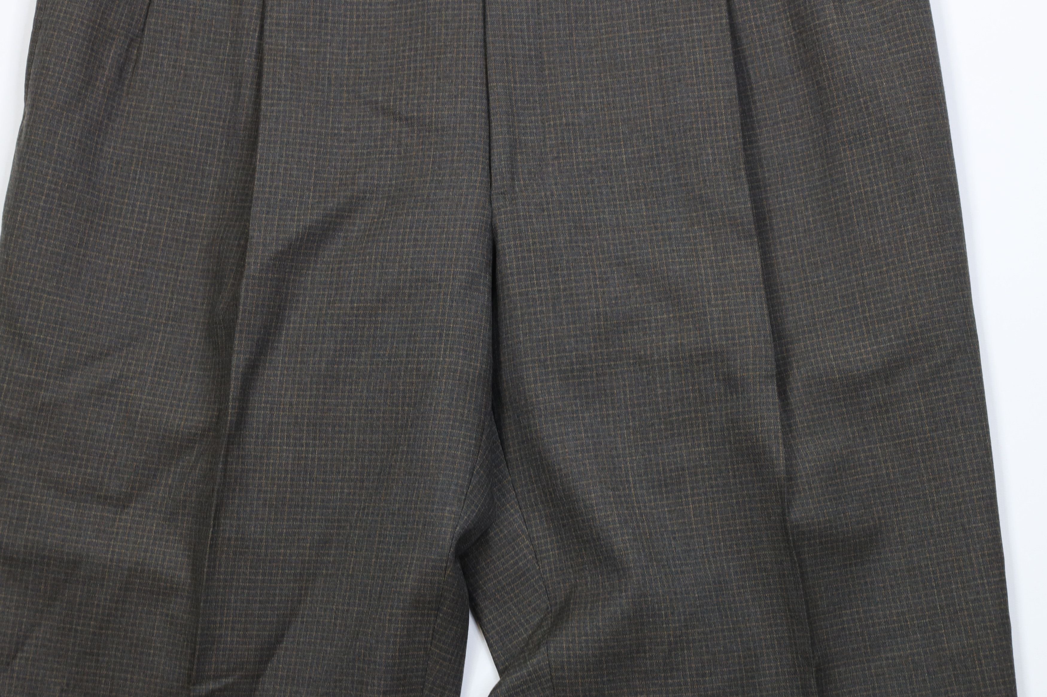 Vintage Vintage 90s Streetwear Wool Knit Wide Leg Chino Pants Size US 34 / EU 50 - 3 Thumbnail