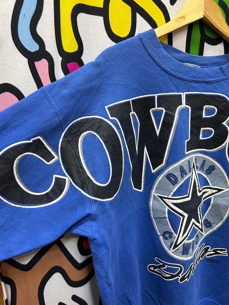 NFL VTG 1996 Dallas Cowboys Sweater size XL Size US XL / EU 56 / 4 - 2 Thumbnail