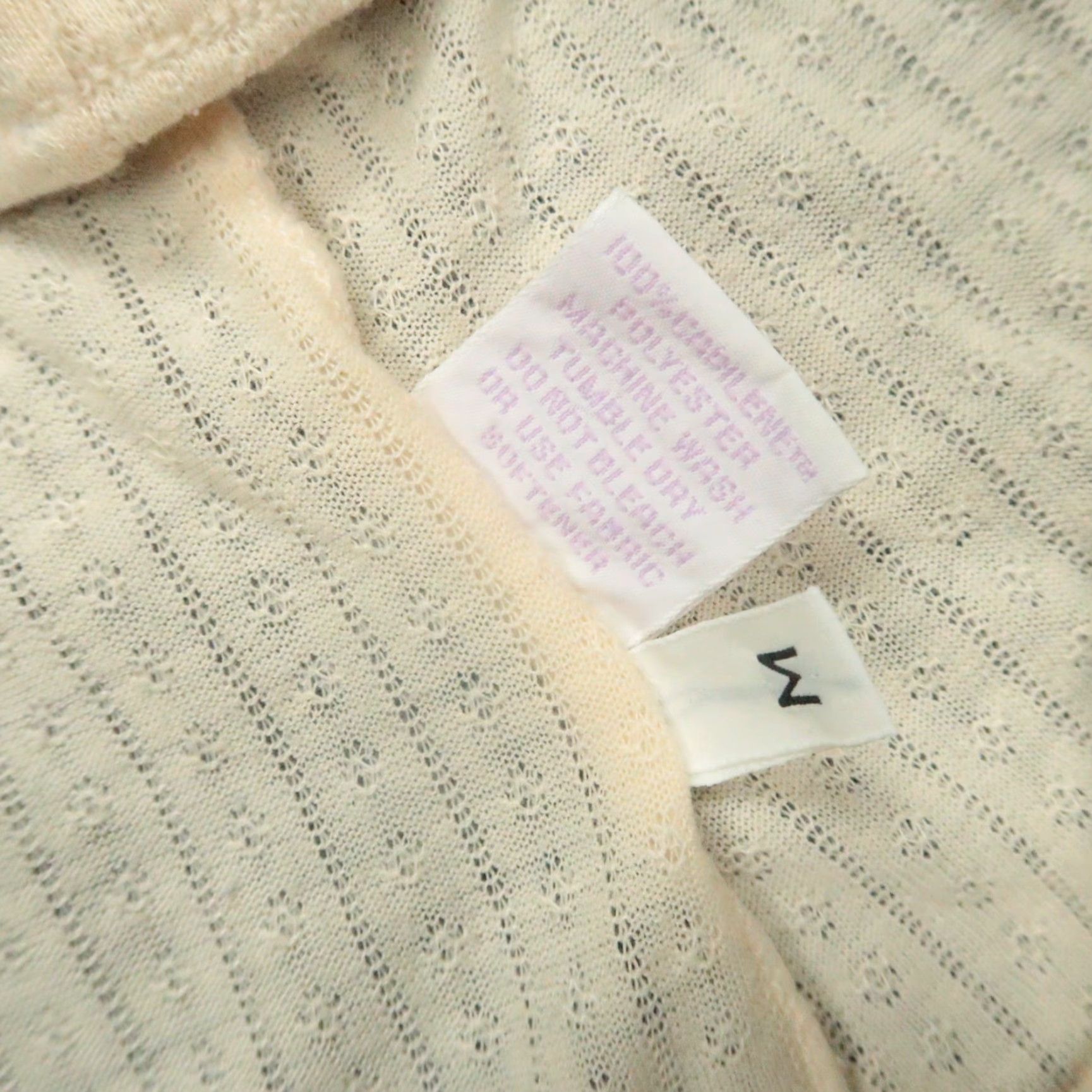 Patagonia VINTAGE Patagonia Brand Patagonia US United States Pants Women Medium Beige Cream Tan Baselayer Lace Capilene USA Size 32" / US 10 / IT 46 - 4 Thumbnail
