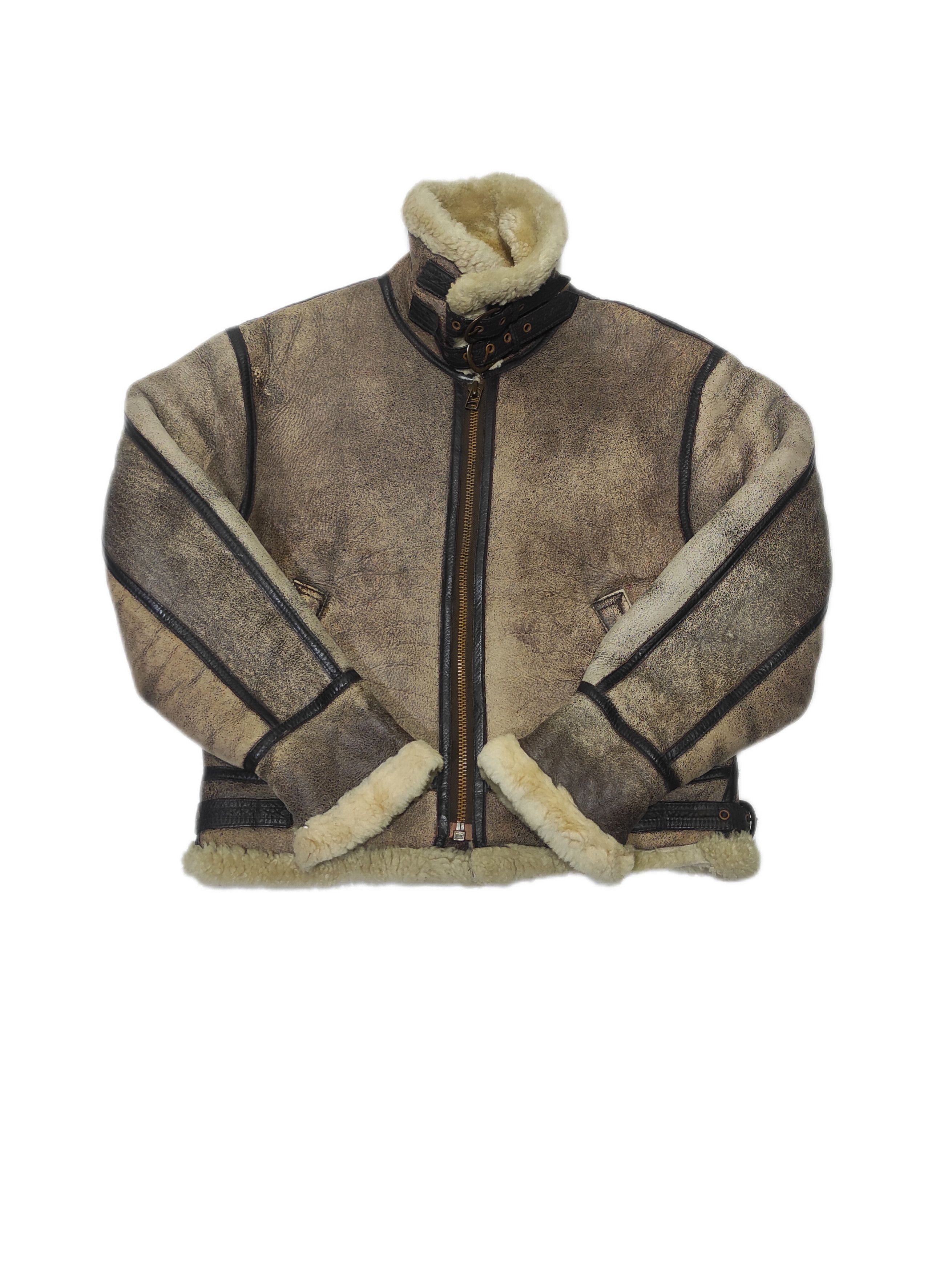 Japanese Brand Beautiful Bomber Flight Jacket Type -B3 Genuine Sheepskin Size US M / EU 48-50 / 2 - 6 Thumbnail