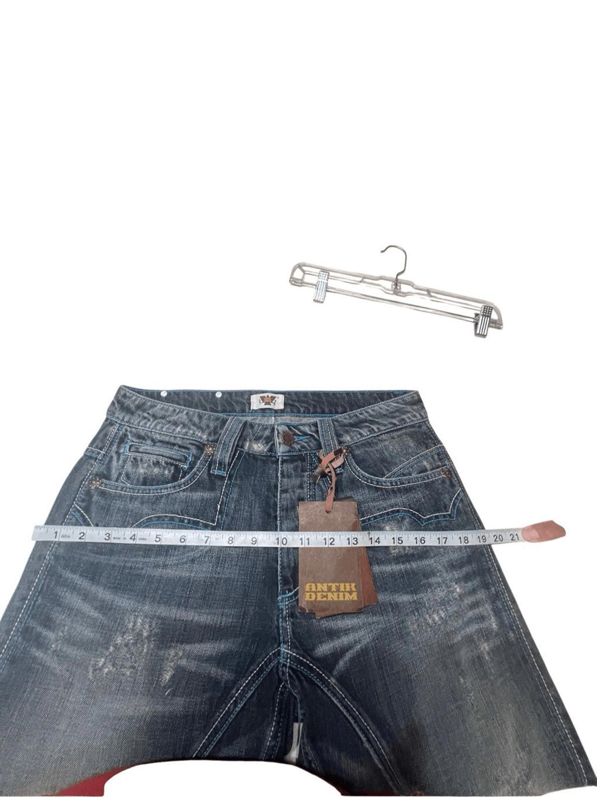 Antik Denim ANTIK Denim Button Fly embroidered Capri jeans Sz 29 NWT Size 29" - 7 Thumbnail