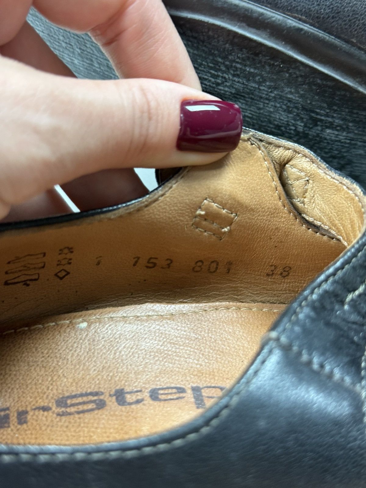 A.S.98 × Vintage Airstep Vintage Avant-Garde Ladies Leather Heeled Shoes Size US 8 / IT 38 - 25 Thumbnail