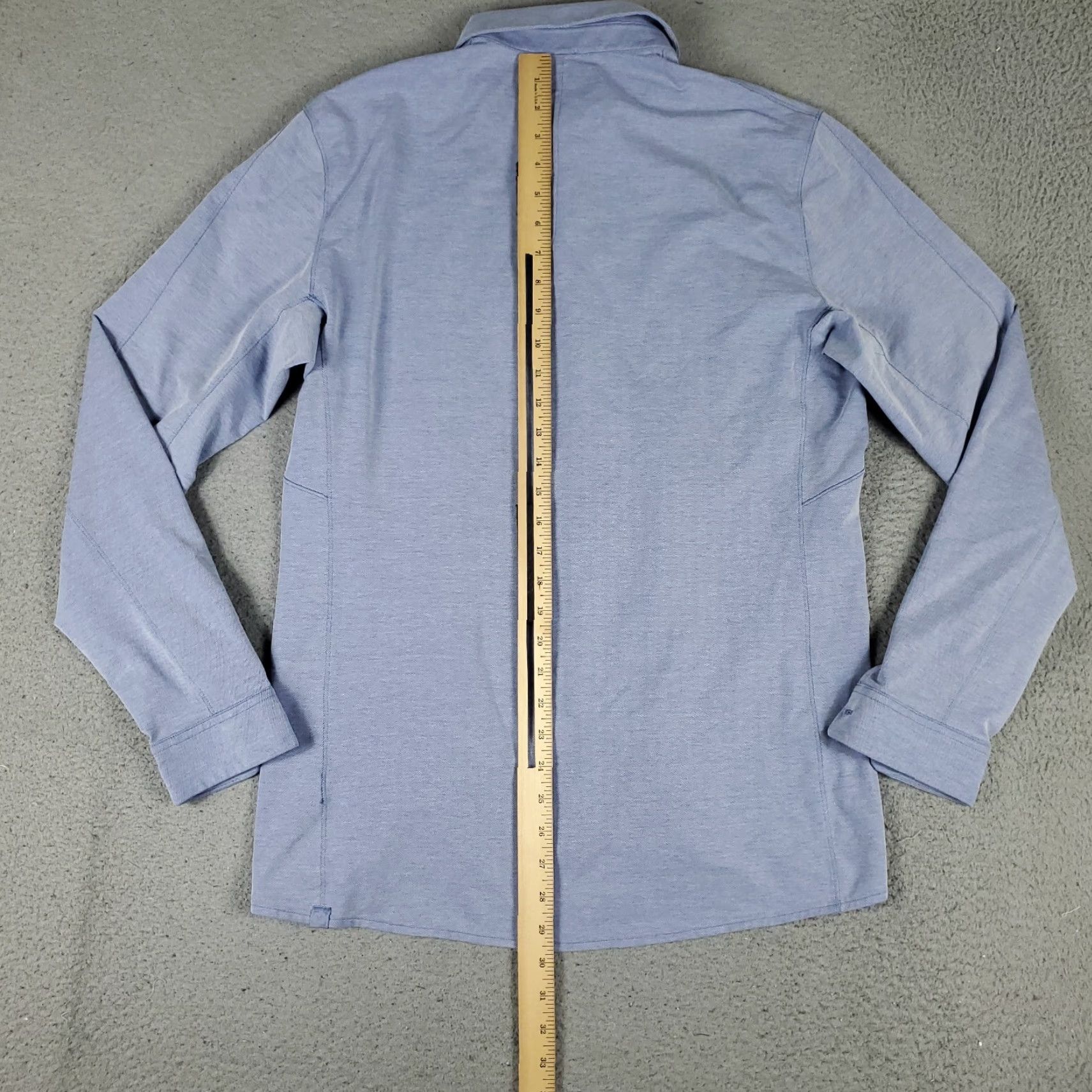 Lululemon Lululemon Button-Up Shirt Mens Size Small Blue Long Sleeve Casual Stretch Size US S / EU 44-46 / 1 - 4 Thumbnail