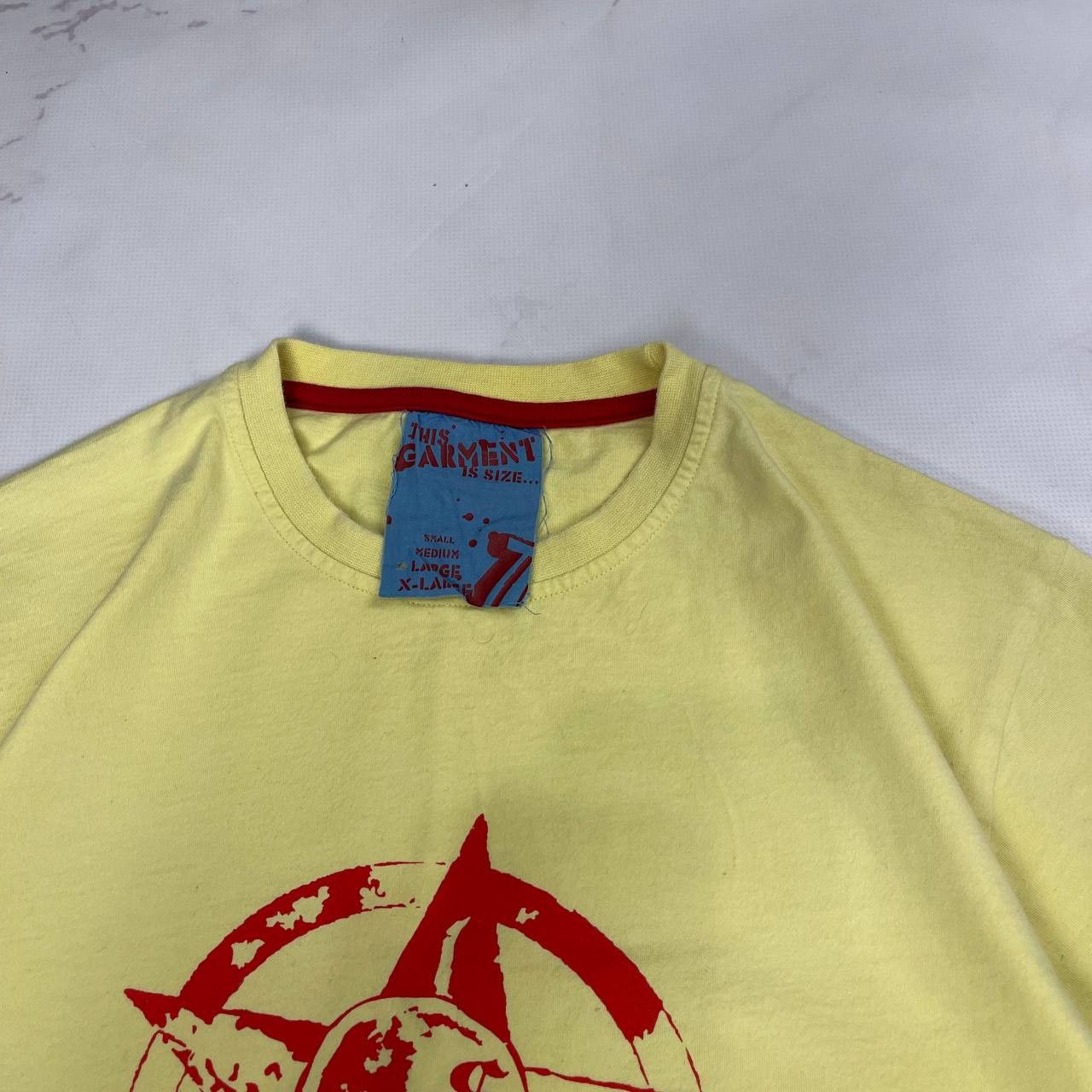 Vintage Seventyseven T Shirt Mens Size Large Skull sectarian circle Size US L / EU 52-54 / 3 - 5 Thumbnail