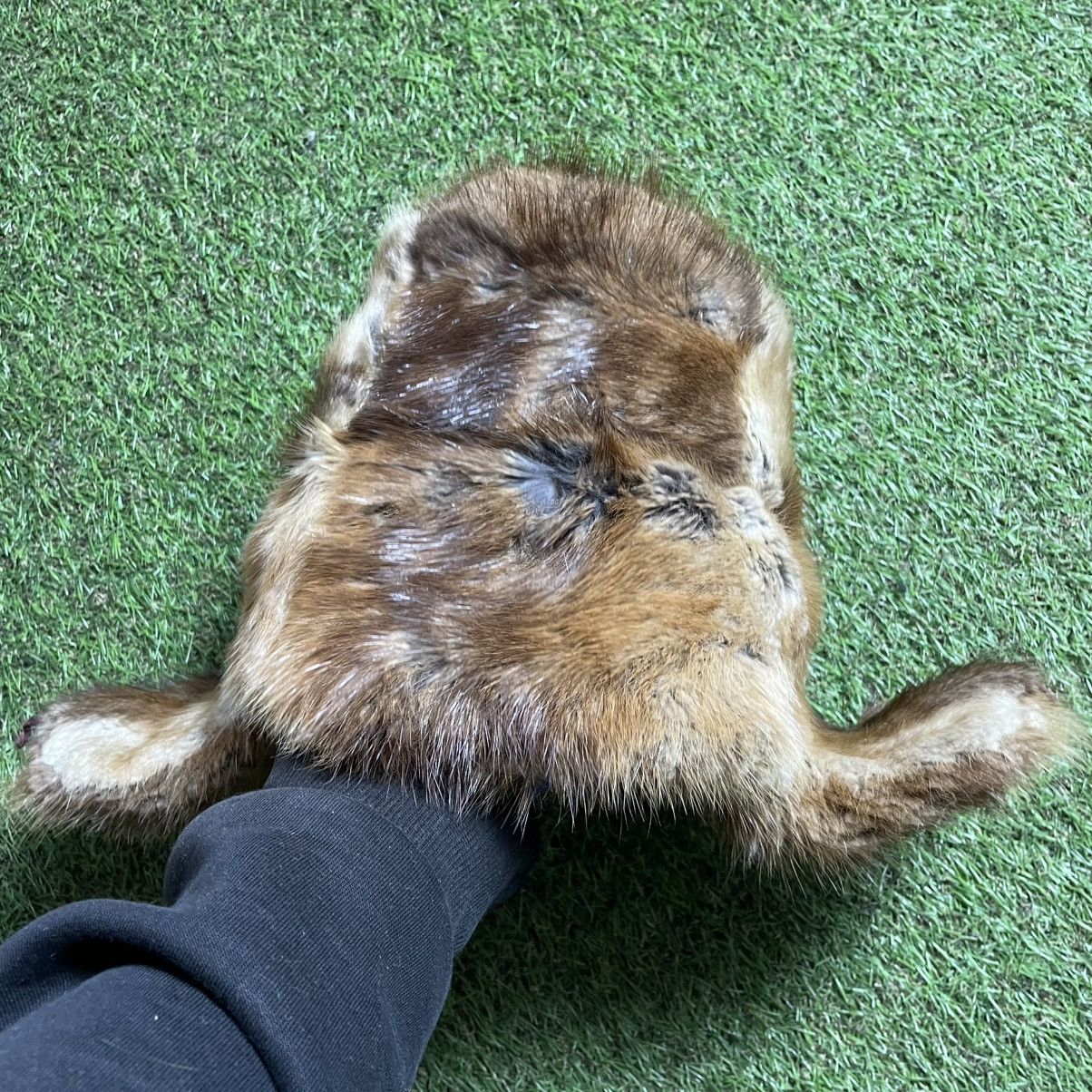 Vintage Vintage 90s Archive Fox Fur Trapper Hat Coldwear Worn In OS Size ONE SIZE - 3 Thumbnail